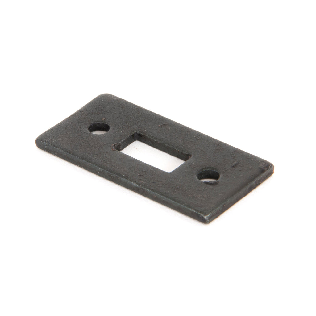 Beeswax Mortice Plate for 6" Cranked Door Bolt | From The Anvil-Bolt Accessories-Yester Home