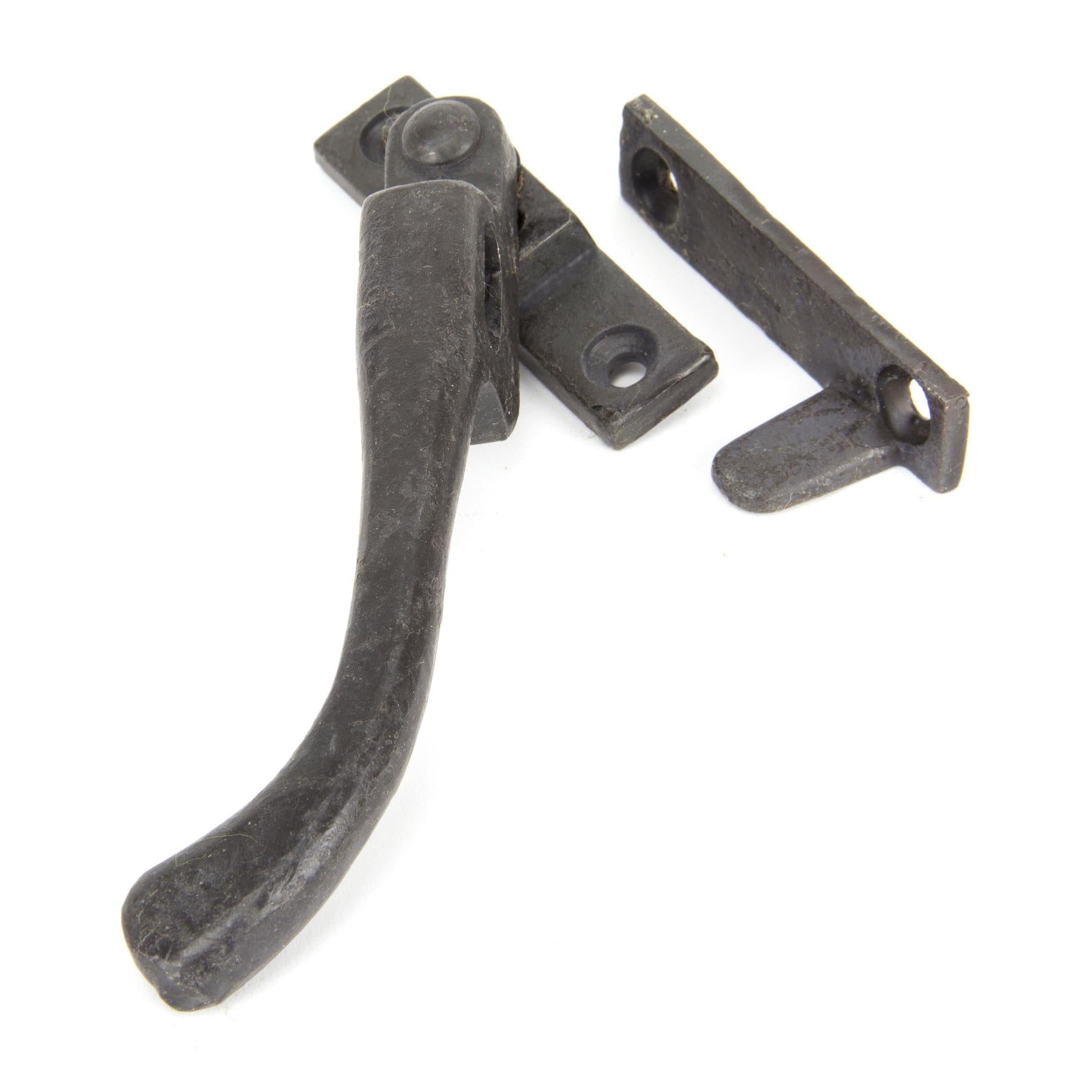 Beeswax Night-Vent Locking Peardrop Fastener - LH | From The Anvil - Night-Vent Fasteners - From The Anvil - Yester Home