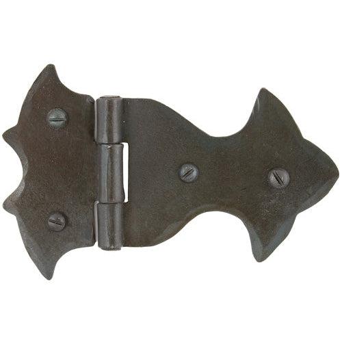 Beeswax Ornate Hinge (pair) | From The Anvil-Ornate Hinges-Yester Home