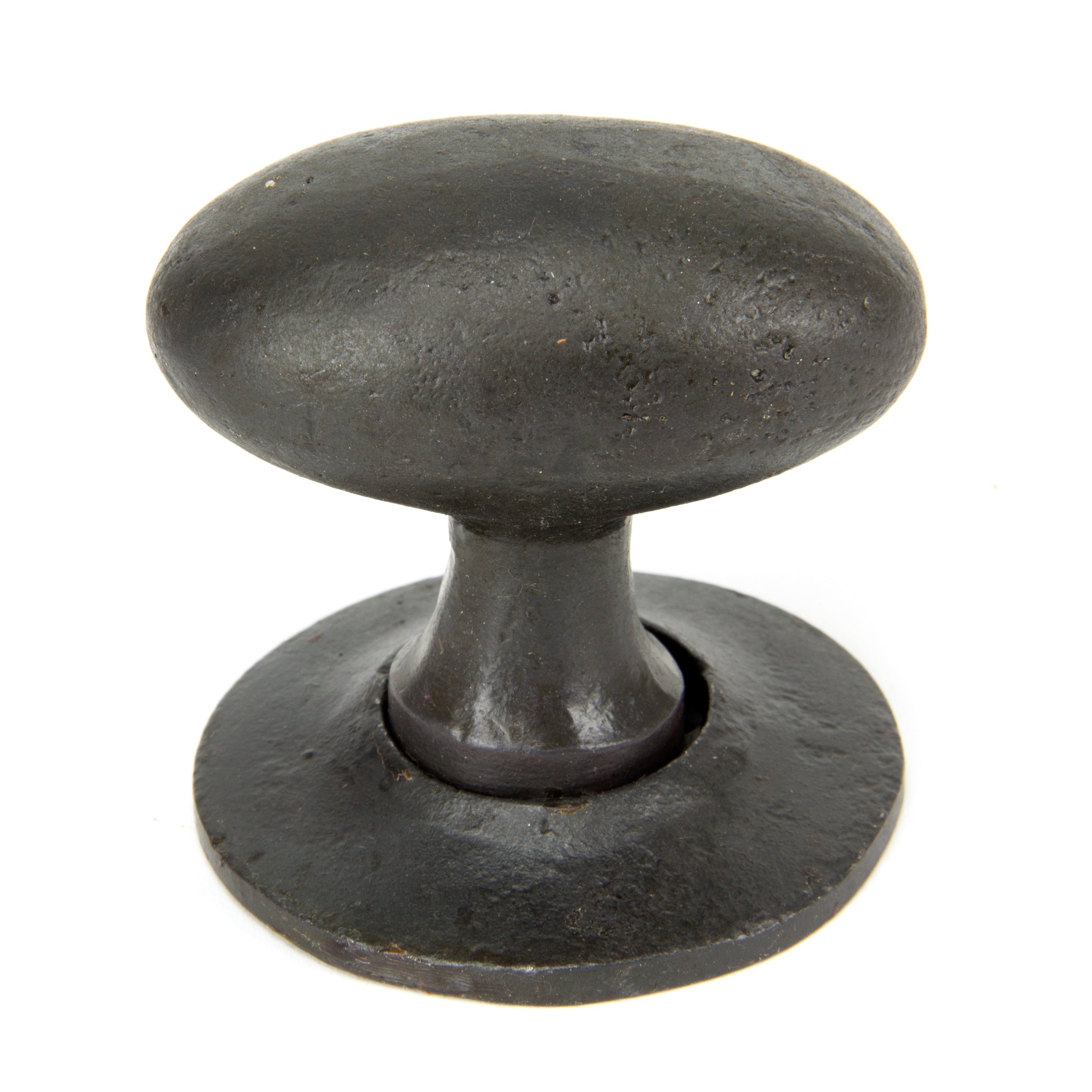 Beeswax Oval Mortice/Rim Knob Set | From The Anvil-Mortice Knobs-Yester Home