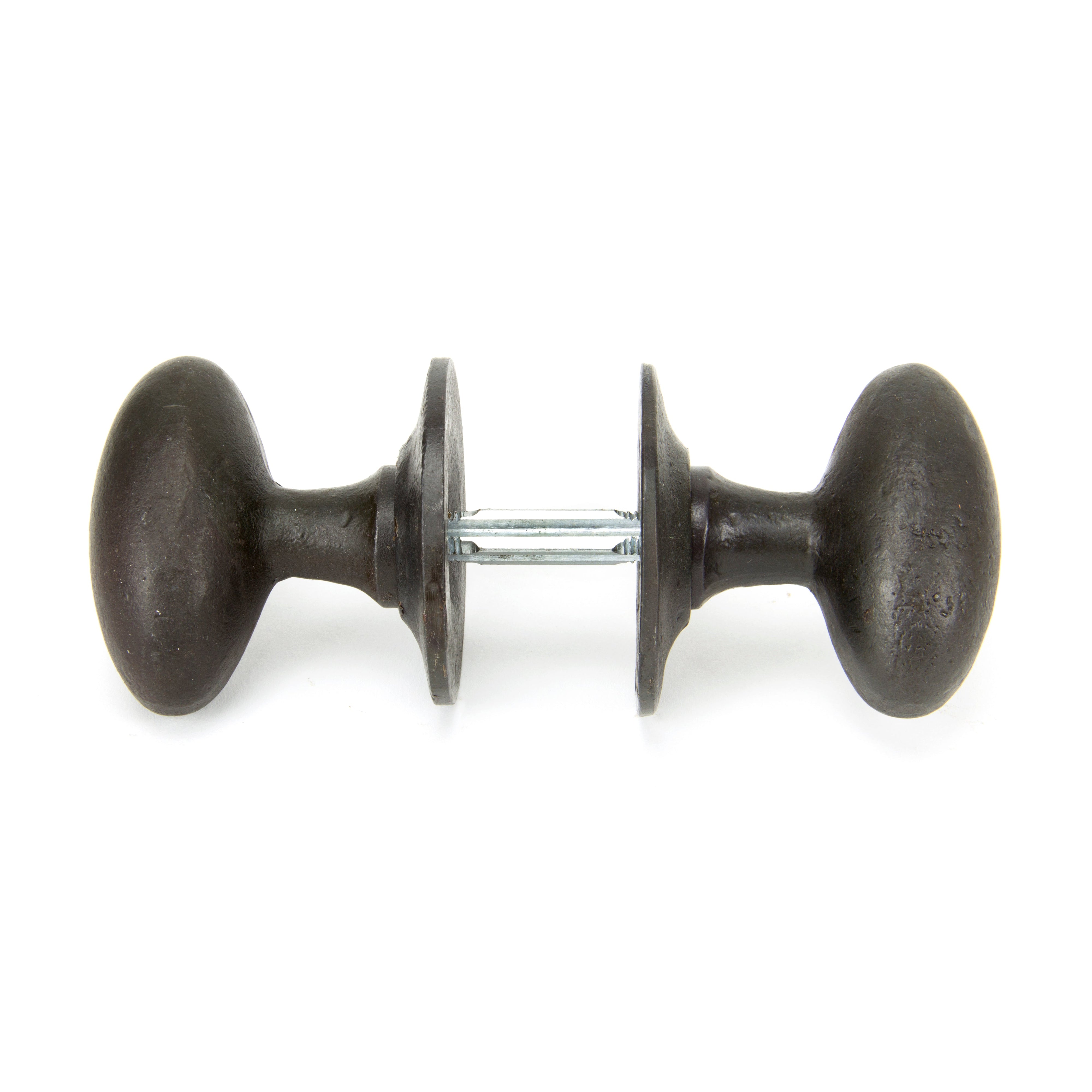 Beeswax Oval Mortice/Rim Knob Set | From The Anvil-Mortice Knobs-Yester Home
