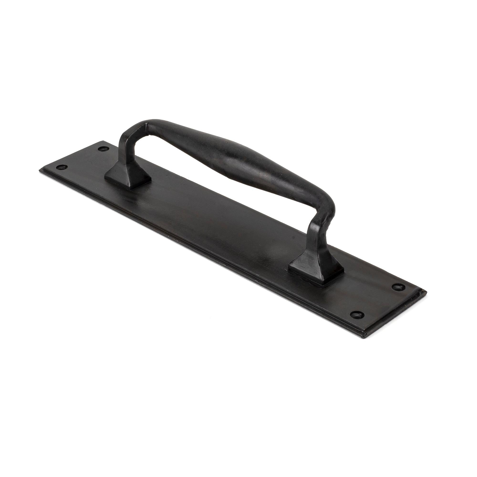 Beeswax Pull Handle on Backplate | From The Anvil - On Backplate - From The Anvil - Yester Home