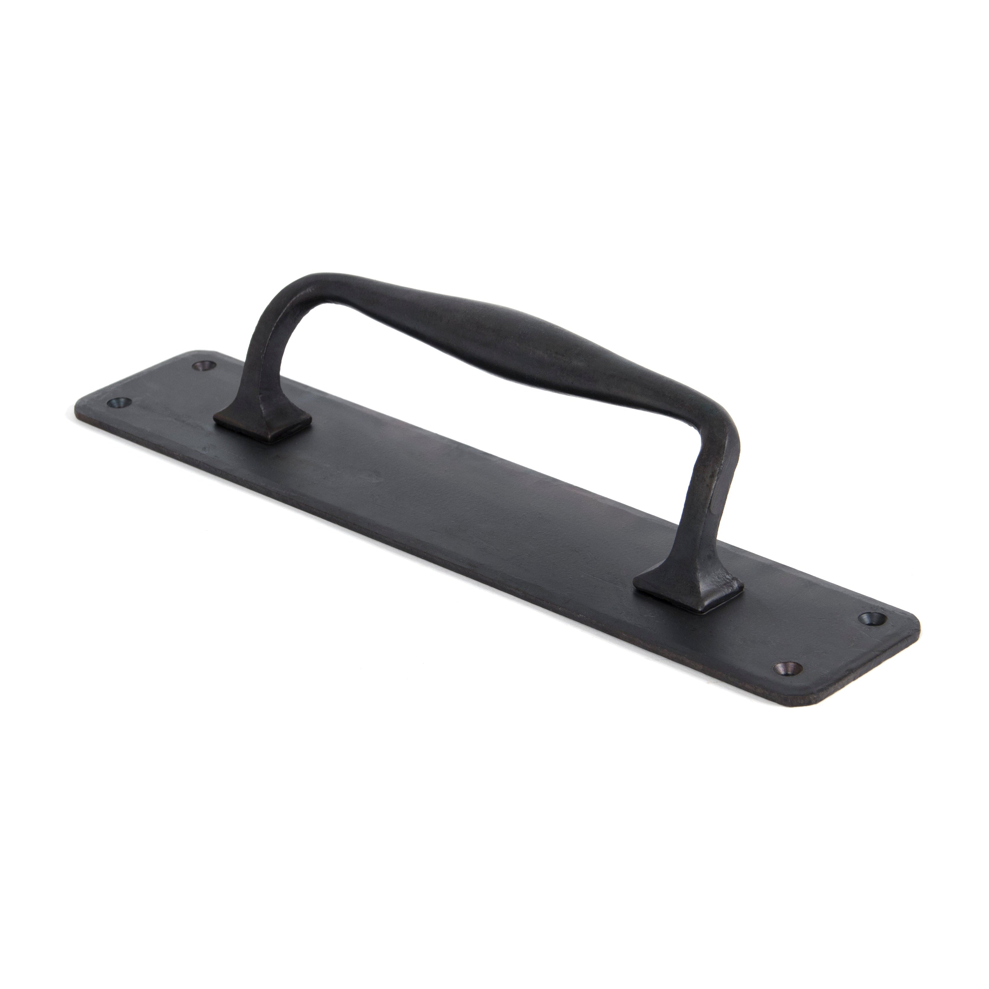 Beeswax Pull Handle on Backplate | From The Anvil-On Backplate-Yester Home