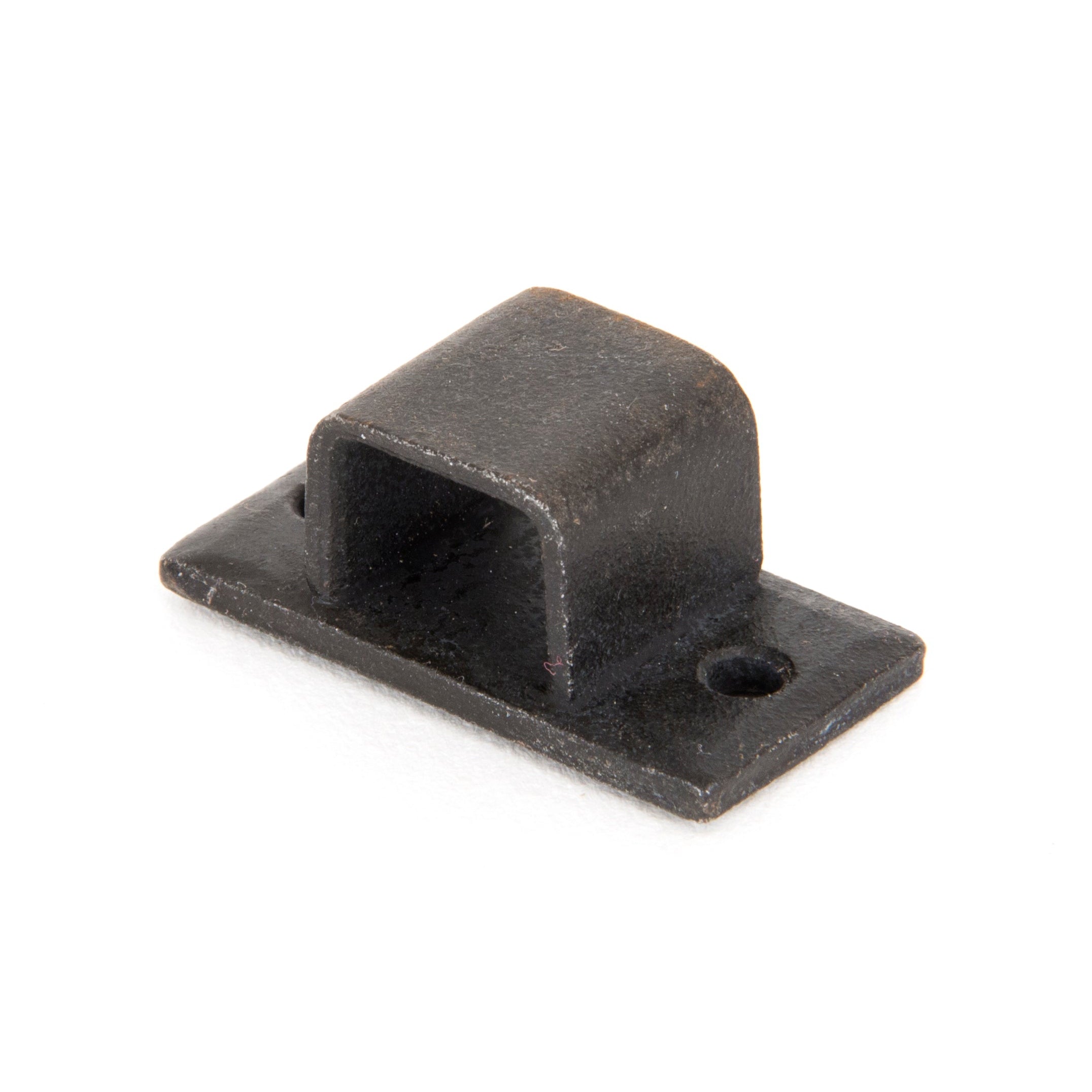 Beeswax Receiver Bridge for 4" Straight Door Bolt | From The Anvil-Bolt Accessories-Yester Home