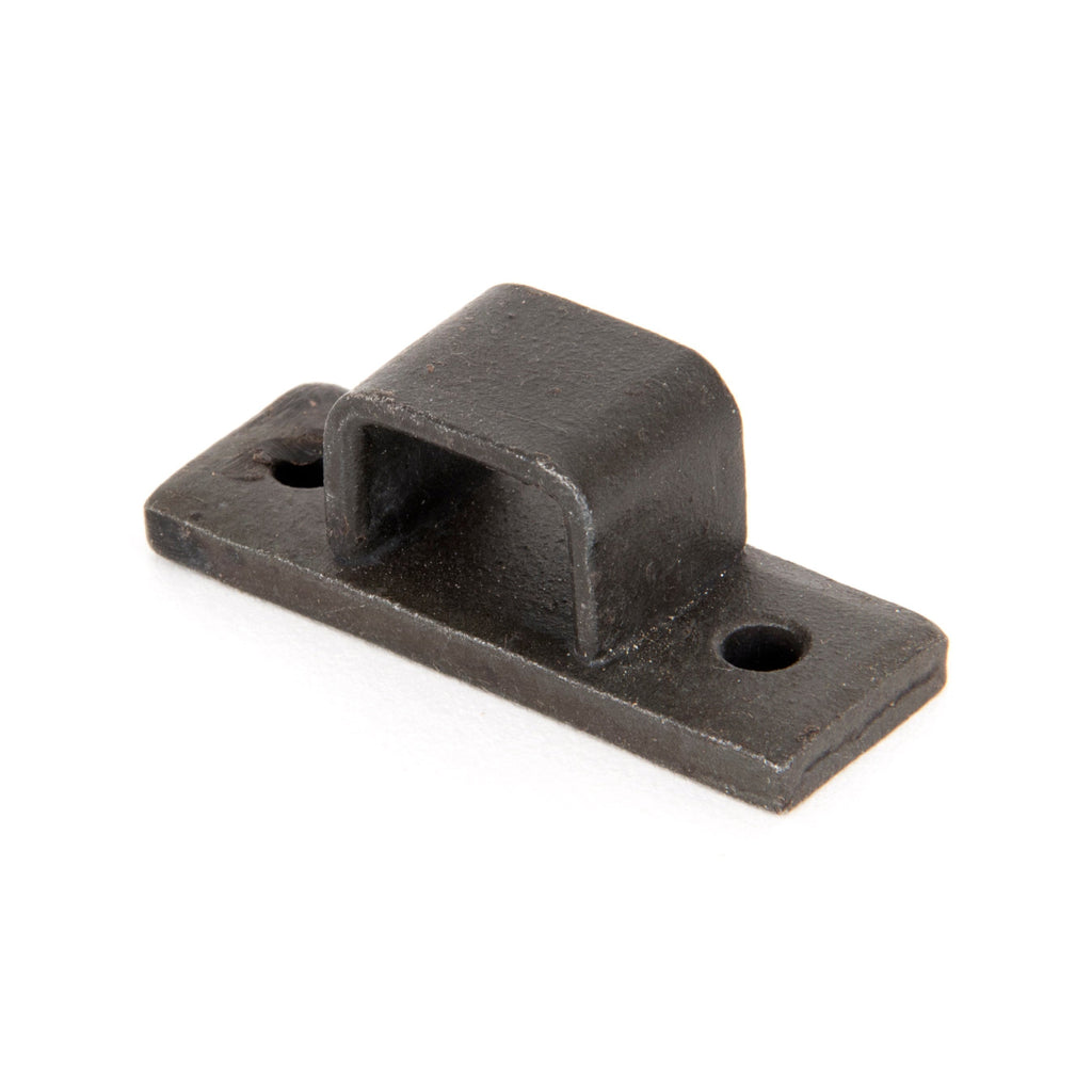 Beeswax Receiver Bridge for 6" Straight Door Bolt | From The Anvil-Bolt Accessories-Yester Home