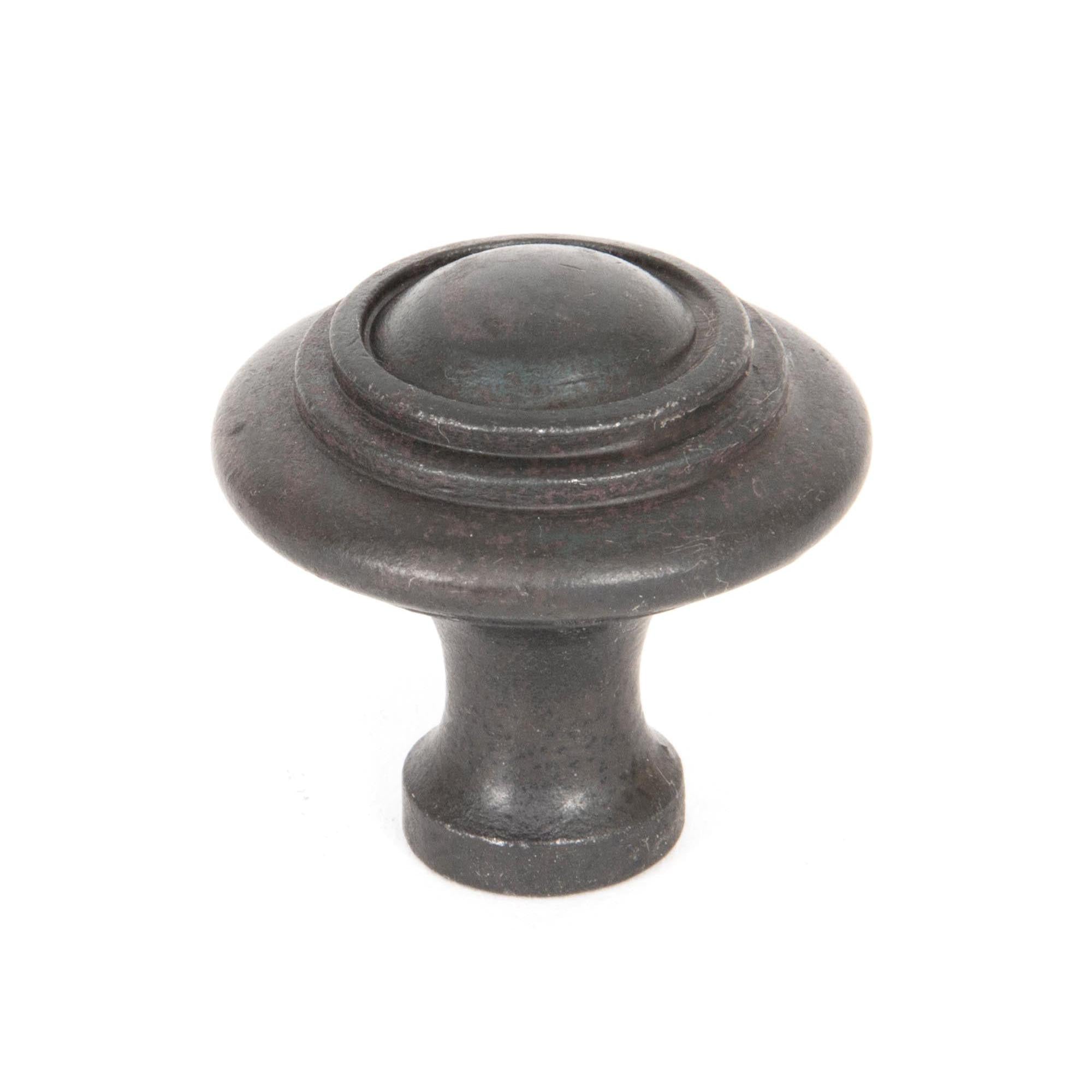 Beeswax Ringed Cabinet Knob - Large | From The Anvil - Cabinet Knobs - From The Anvil - Yester Home