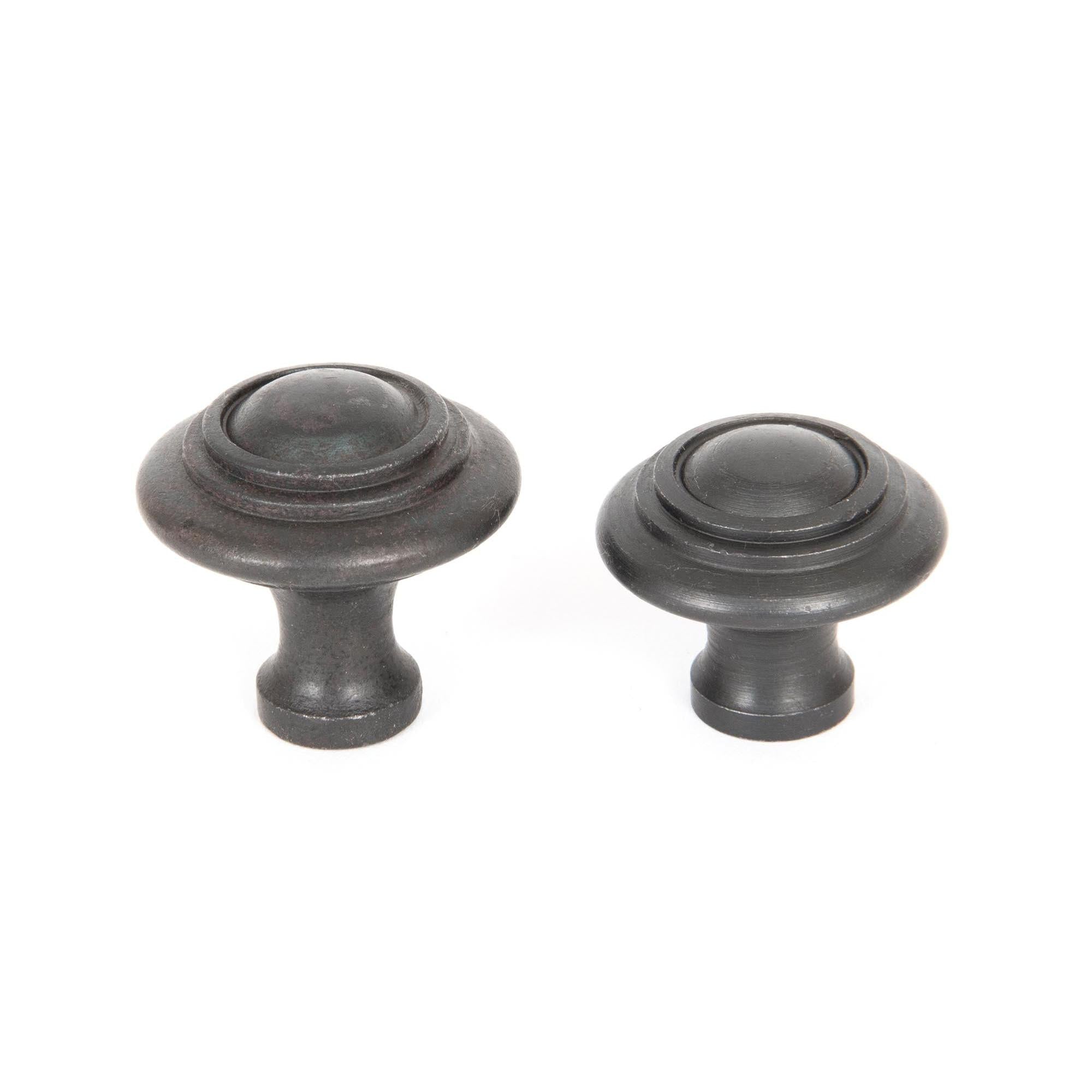 Beeswax Ringed Cabinet Knob - Large | From The Anvil - Cabinet Knobs - From The Anvil - Yester Home