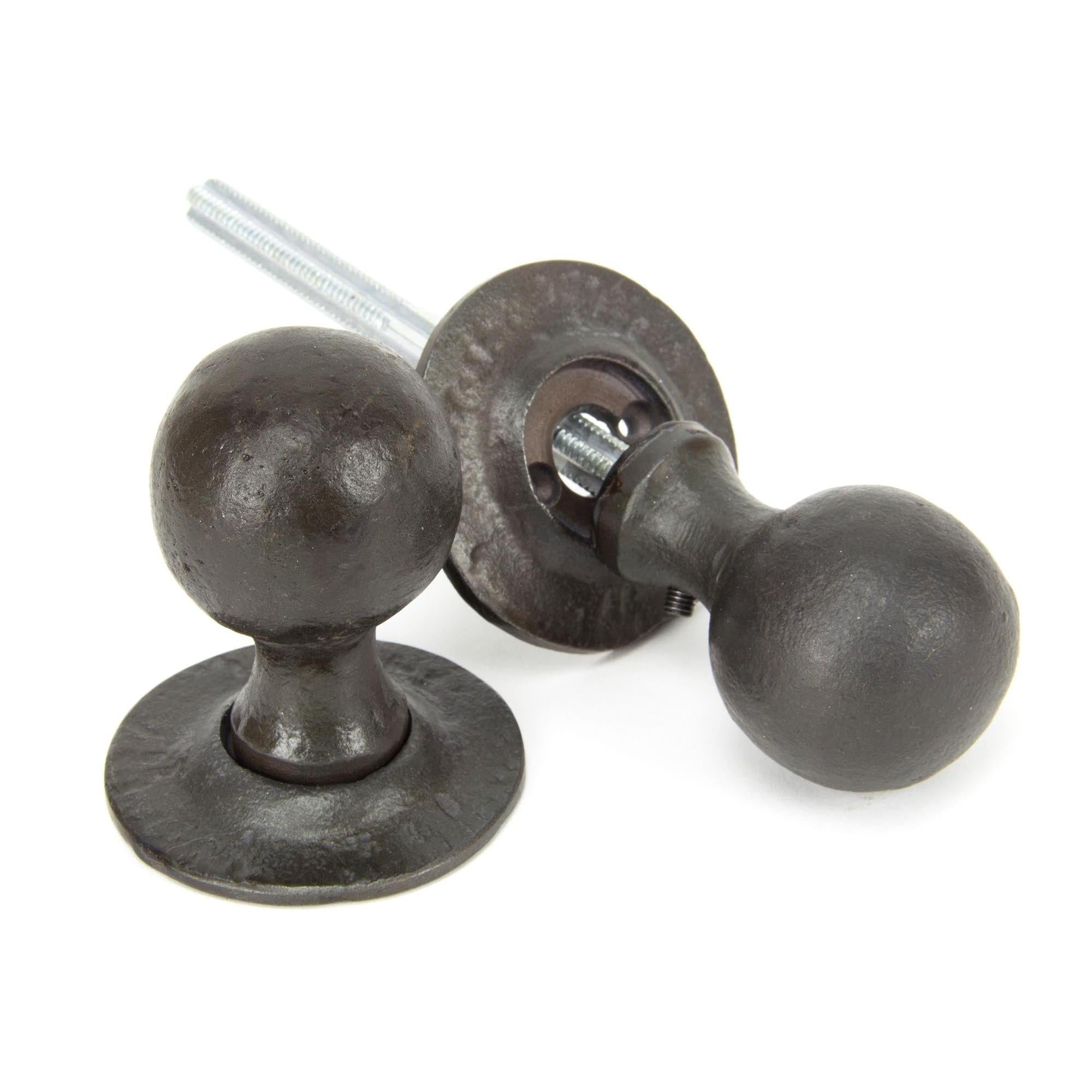 Beeswax Round Mortice/Rim Knob Set | From The Anvil - Mortice Knobs - From The Anvil - Yester Home