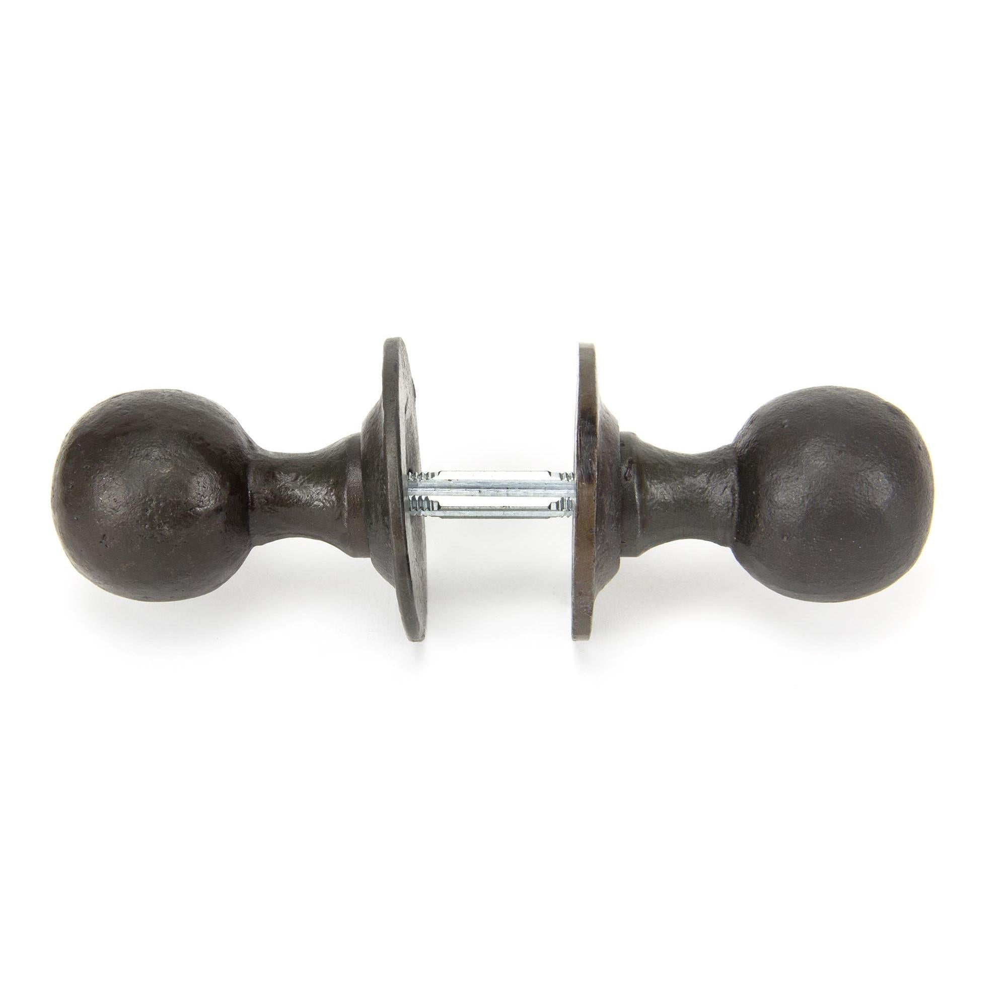 Beeswax Round Mortice/Rim Knob Set | From The Anvil - Mortice Knobs - From The Anvil - Yester Home