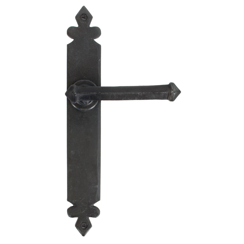 Beeswax Tudor Lever Latch Set | From The Anvil-Lever Latch-Yester Home