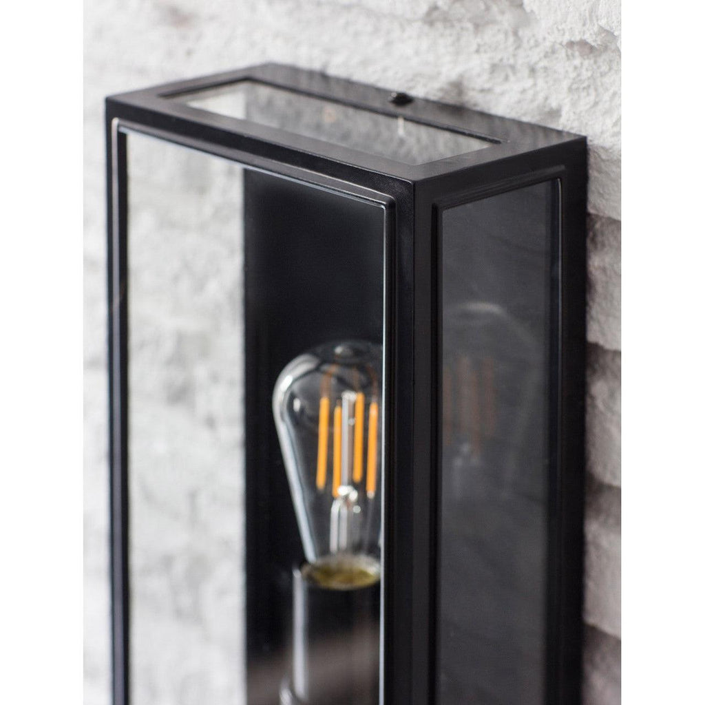 Belgrave Outdoor Lantern, Tall in Carbon - Steel-Outdoor Lighting-Yester Home