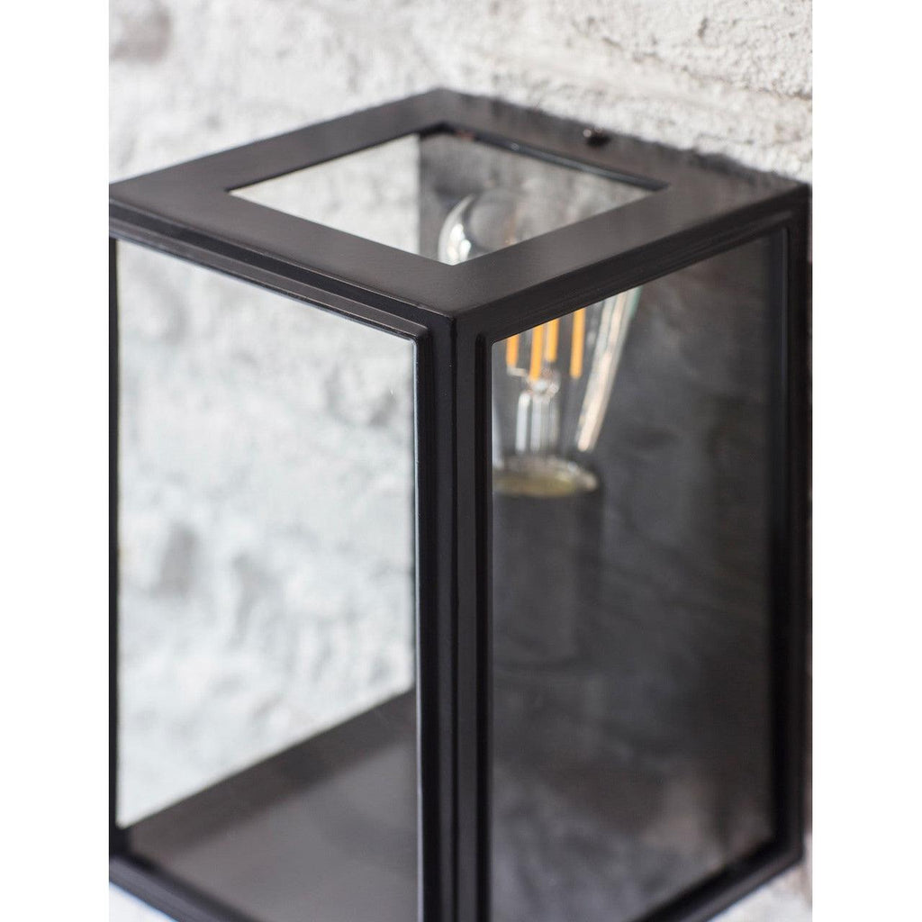 Belgrave Outdoor Lantern in Carbon - Steel-Outdoor Lighting-Yester Home