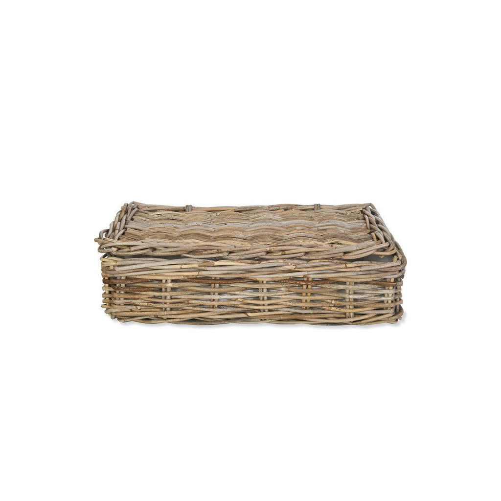 Bembridge Basket with Lid, Medium - Rattan-Baskets-Yester Home
