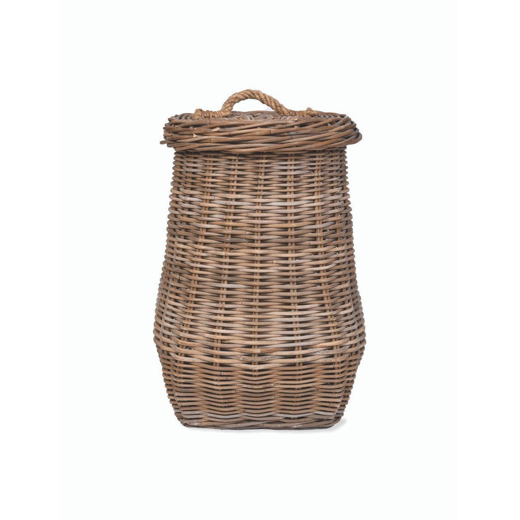 Bembridge Laundry Basket - Rattan-Storage & Shelving-Yester Home