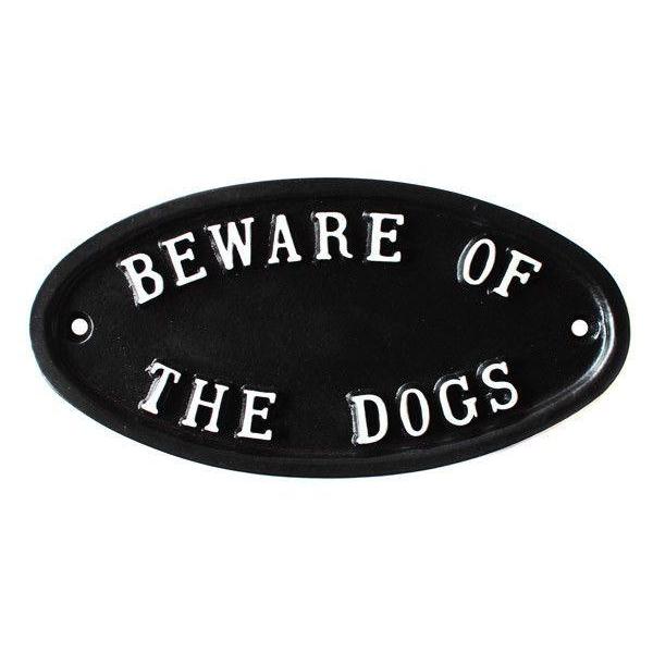 Beware Of The Dogs Sign-Dog Warning Signs-Yester Home