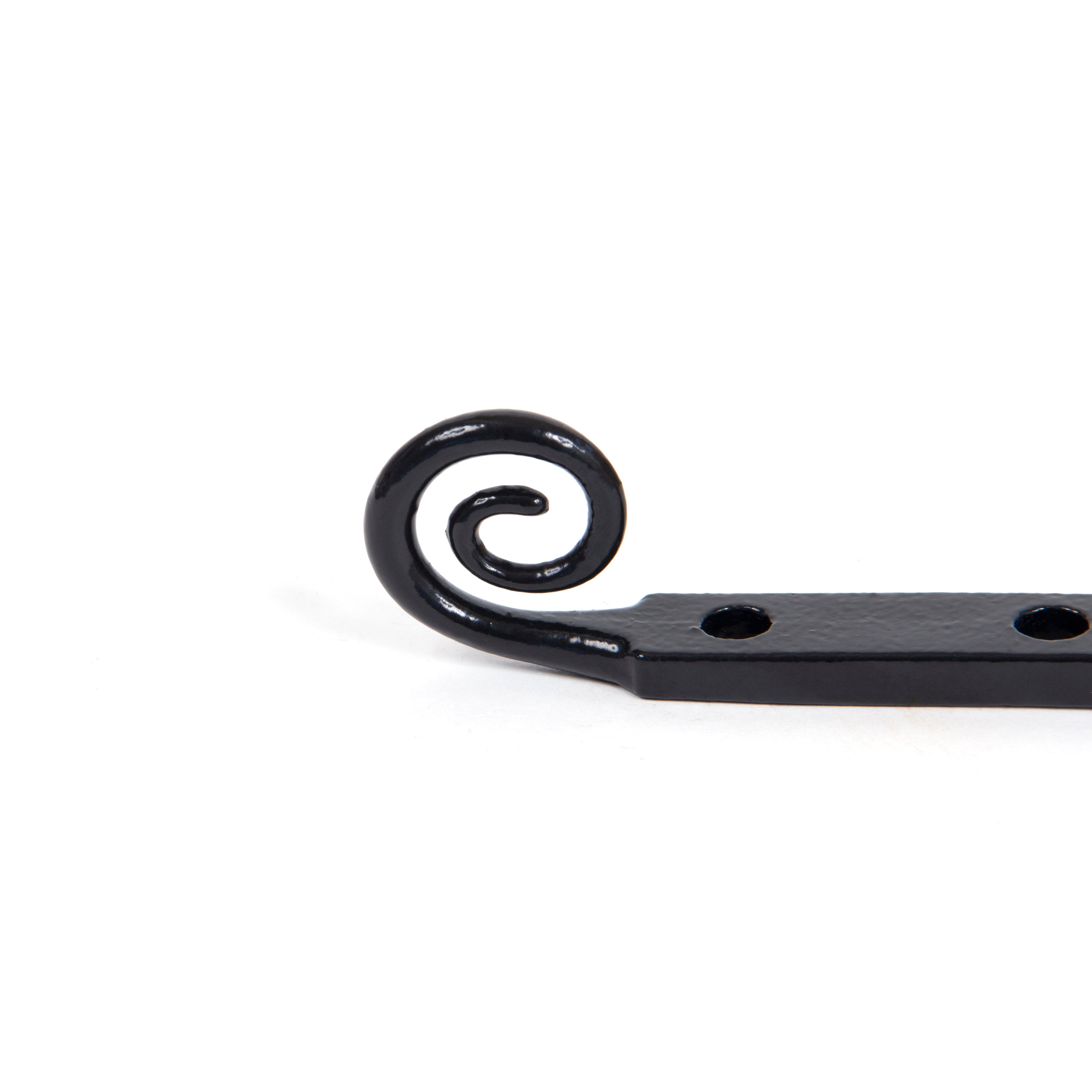 Black 10" Cast Monkeytail Stay | From The Anvil-Stays-Yester Home