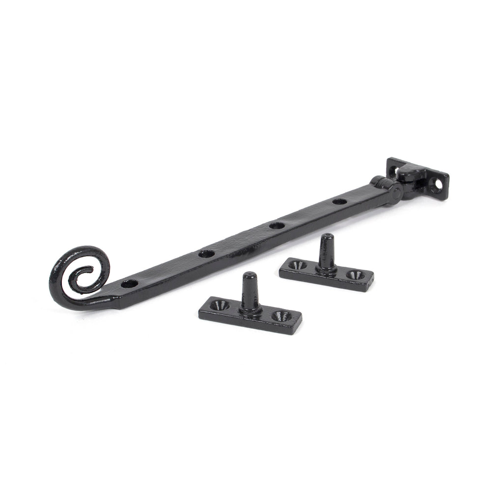 Black 10" Cast Monkeytail Stay | From The Anvil-Stays-Yester Home