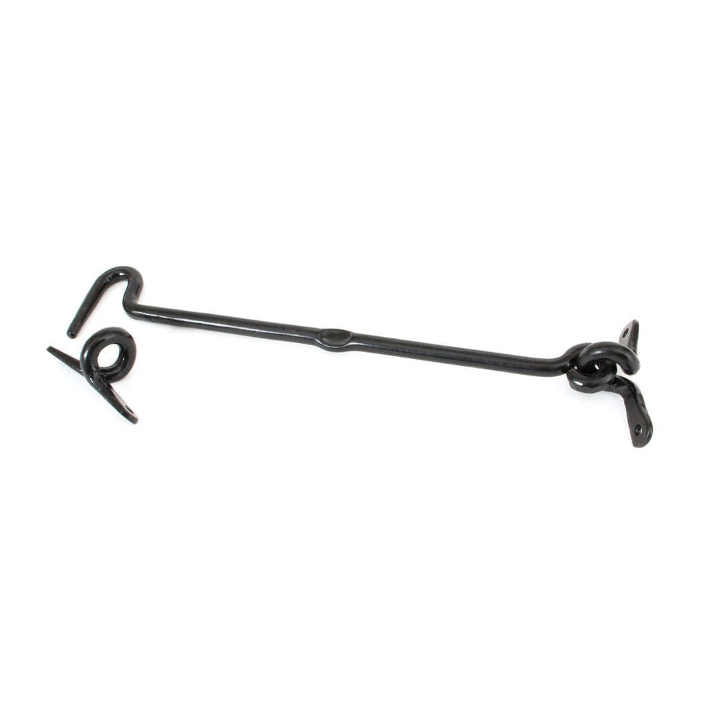 Black 10" Forged Cabin Hook | From The Anvil-Cabin Hooks-Yester Home
