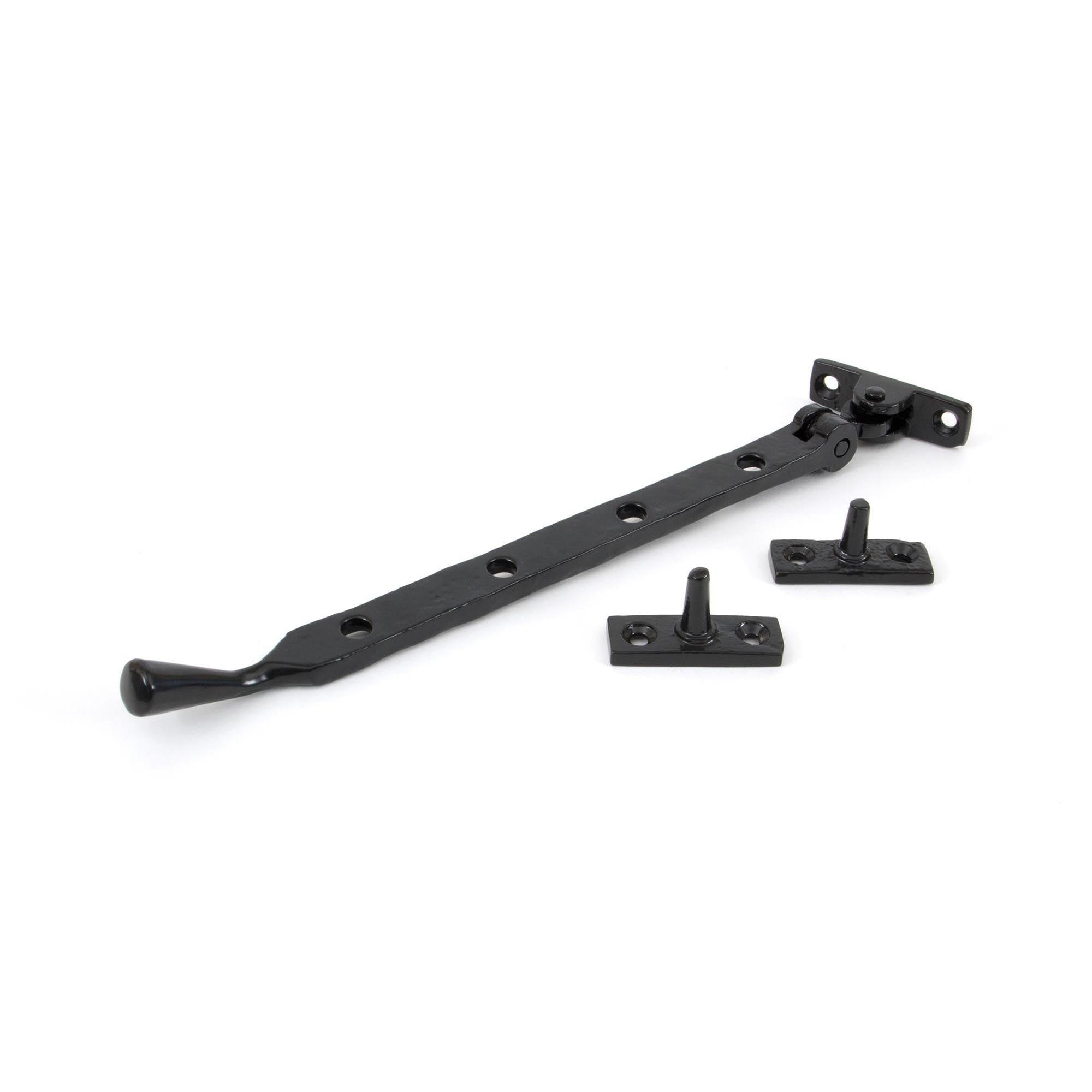 Black 10" Handmade Peardrop Stay | From The Anvil - Stays - From The Anvil - Yester Home
