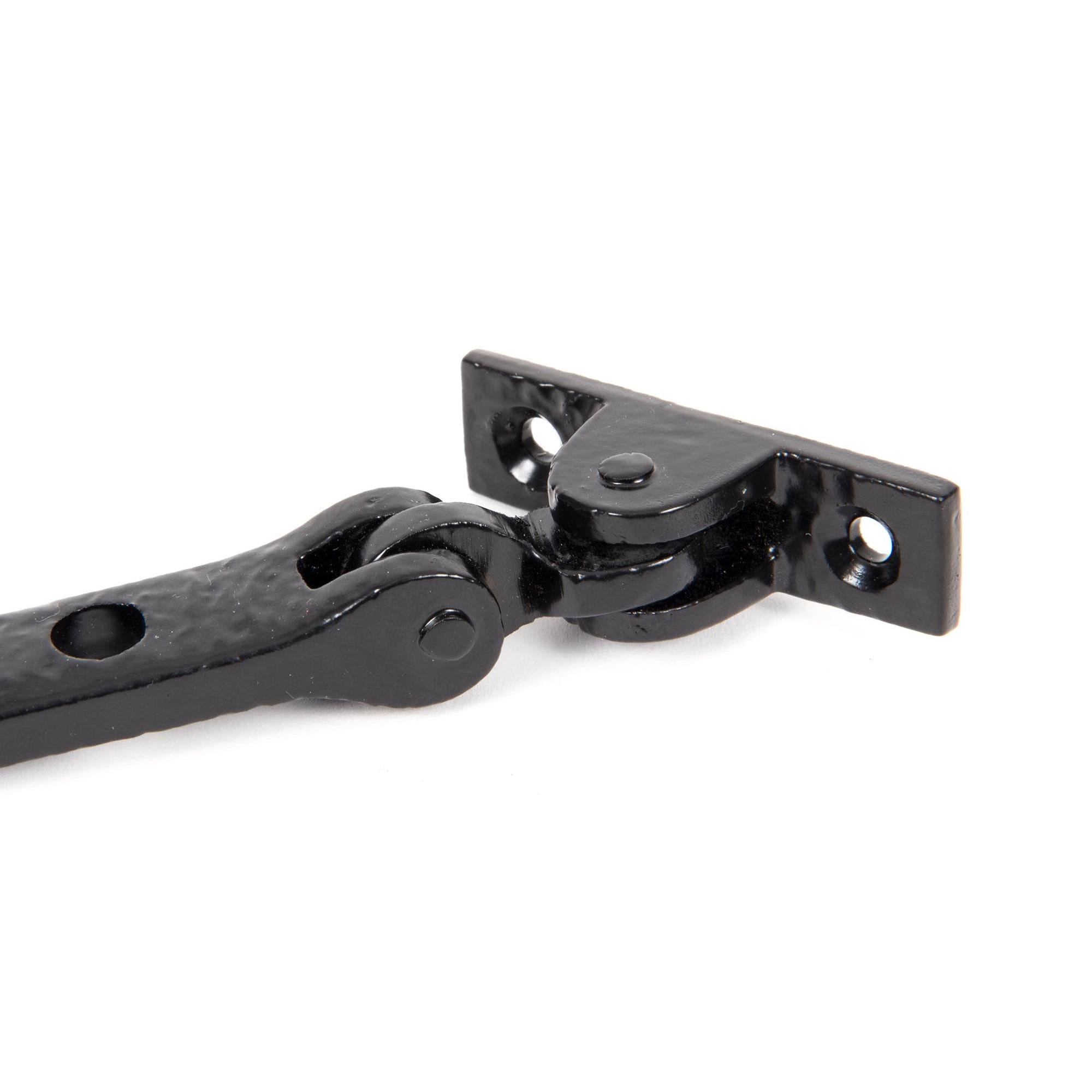 Black 11" Rosehead Stay | From The Anvil - Stays - From The Anvil - Yester Home