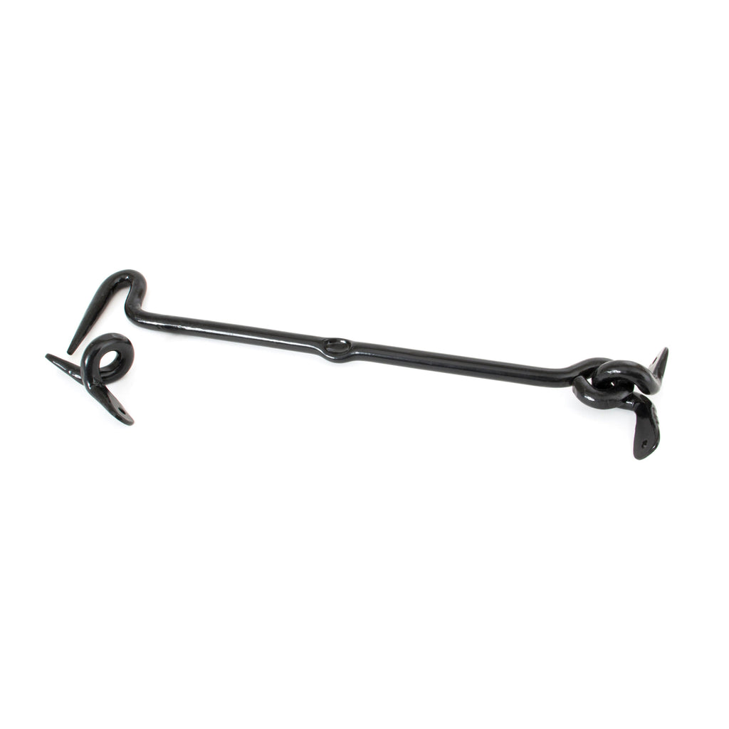 Black 12" Forged Cabin Hook | From The Anvil-Cabin Hooks-Yester Home