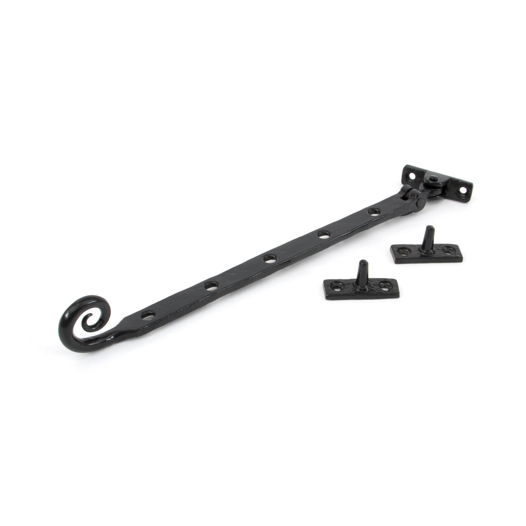 Black 12" Handmade Monkeytail Stay | From The Anvil-Stays-Yester Home