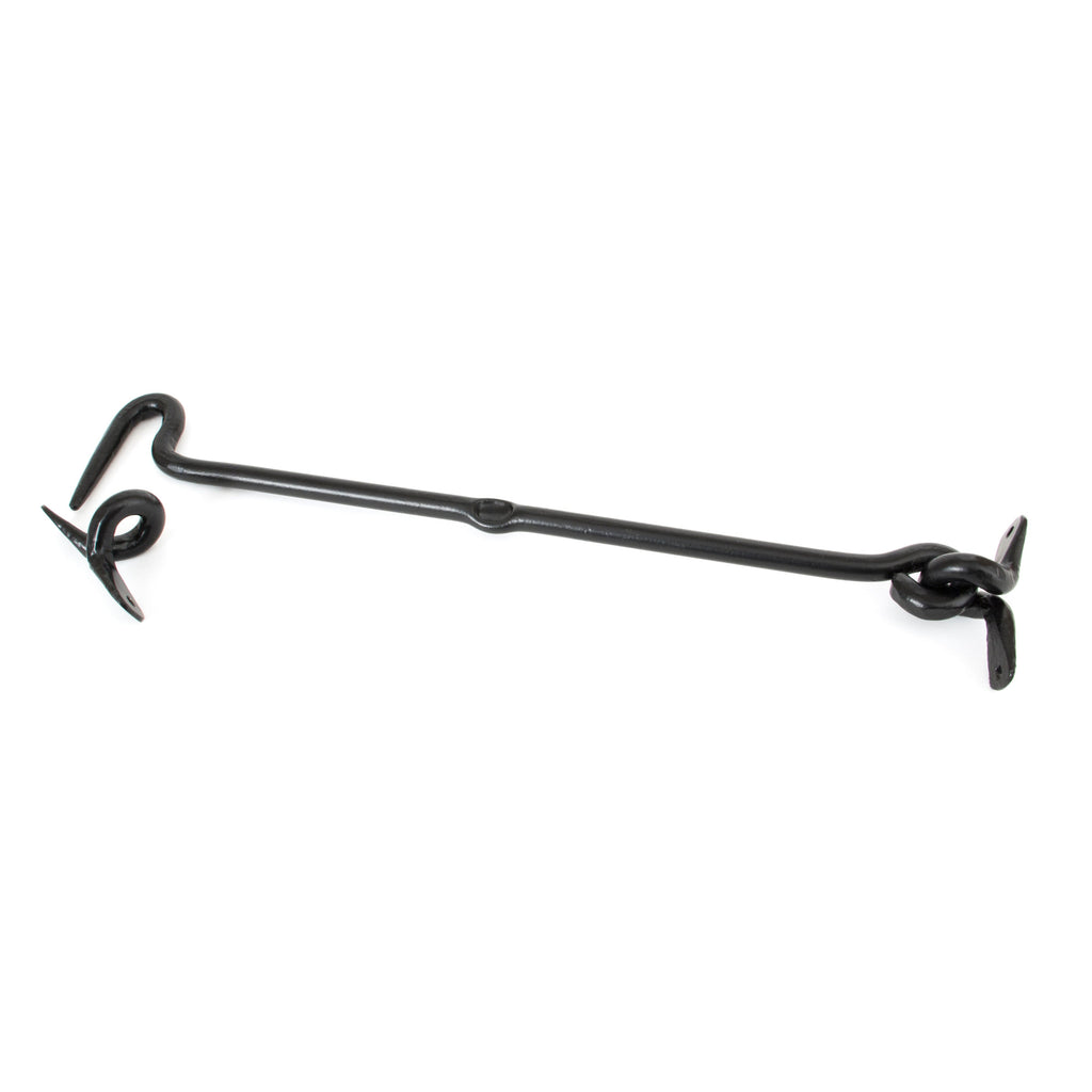 Black 14" Forged Cabin Hook | From The Anvil-Cabin Hooks-Yester Home