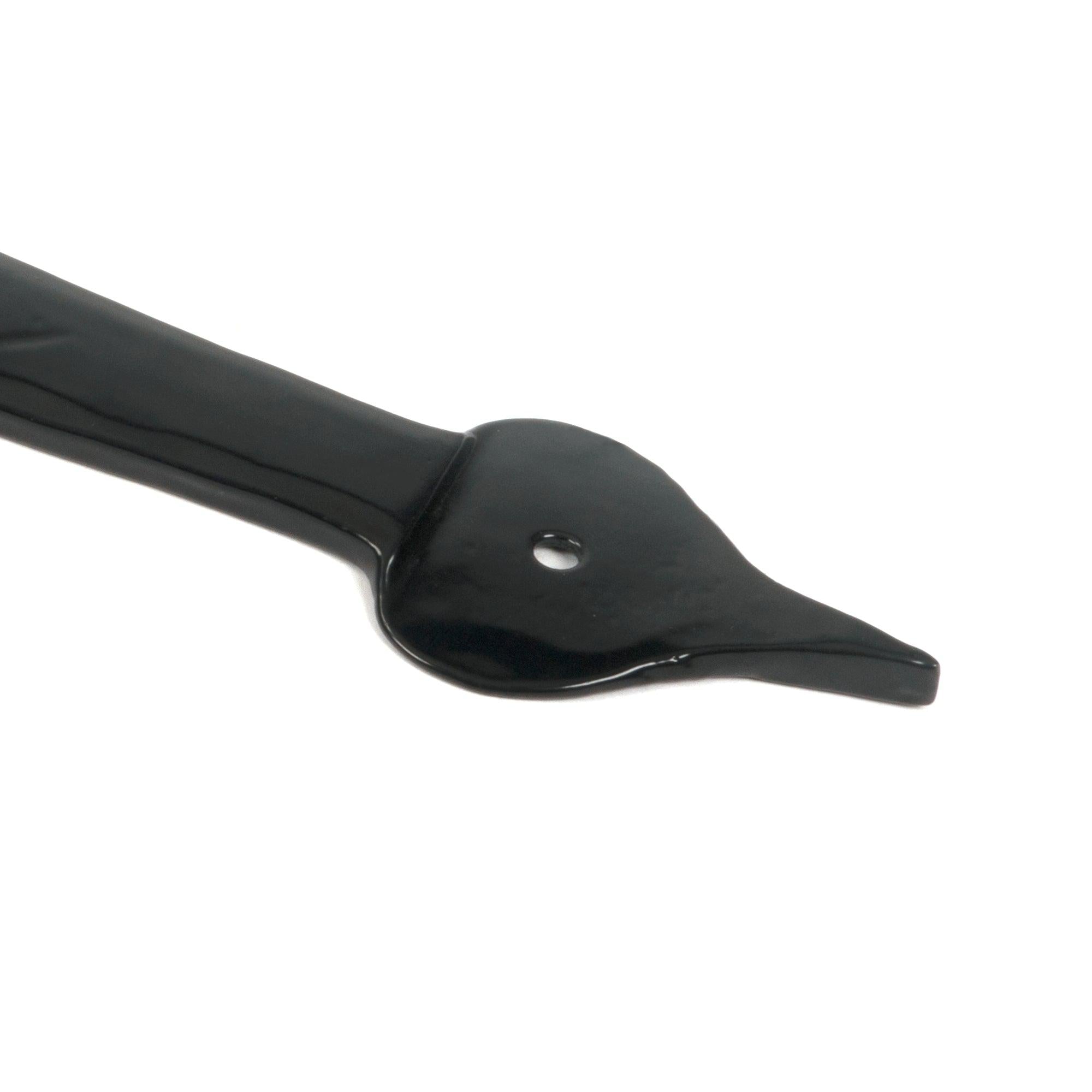 Black 24" Band & Spike Hinge (Pair) | From The Anvil - Hook & Band Hinges - From The Anvil - Yester Home