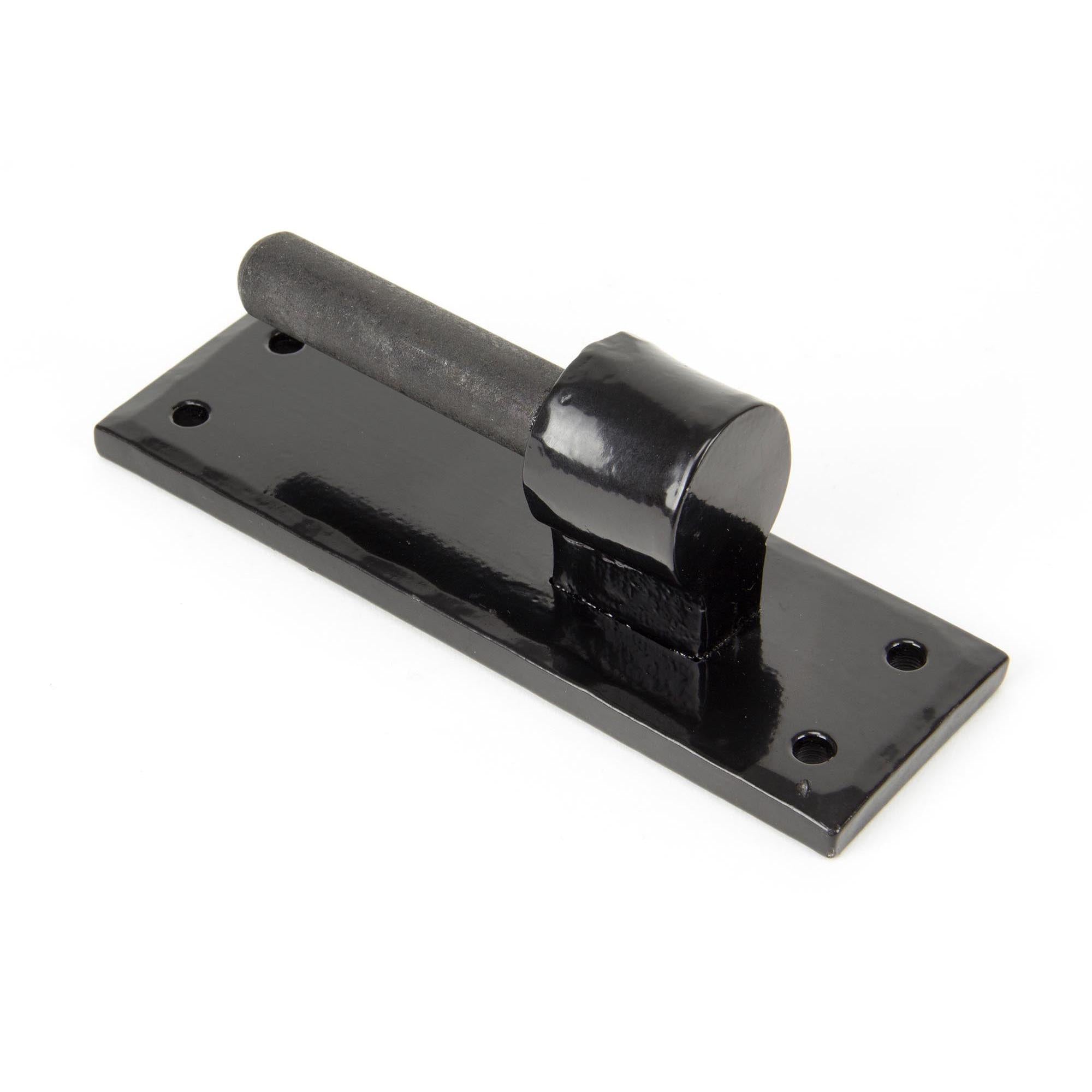 Black 24" Hook & Band Hinge - Cranked (pair) | From The Anvil - Hook & Band Hinges - From The Anvil - Yester Home