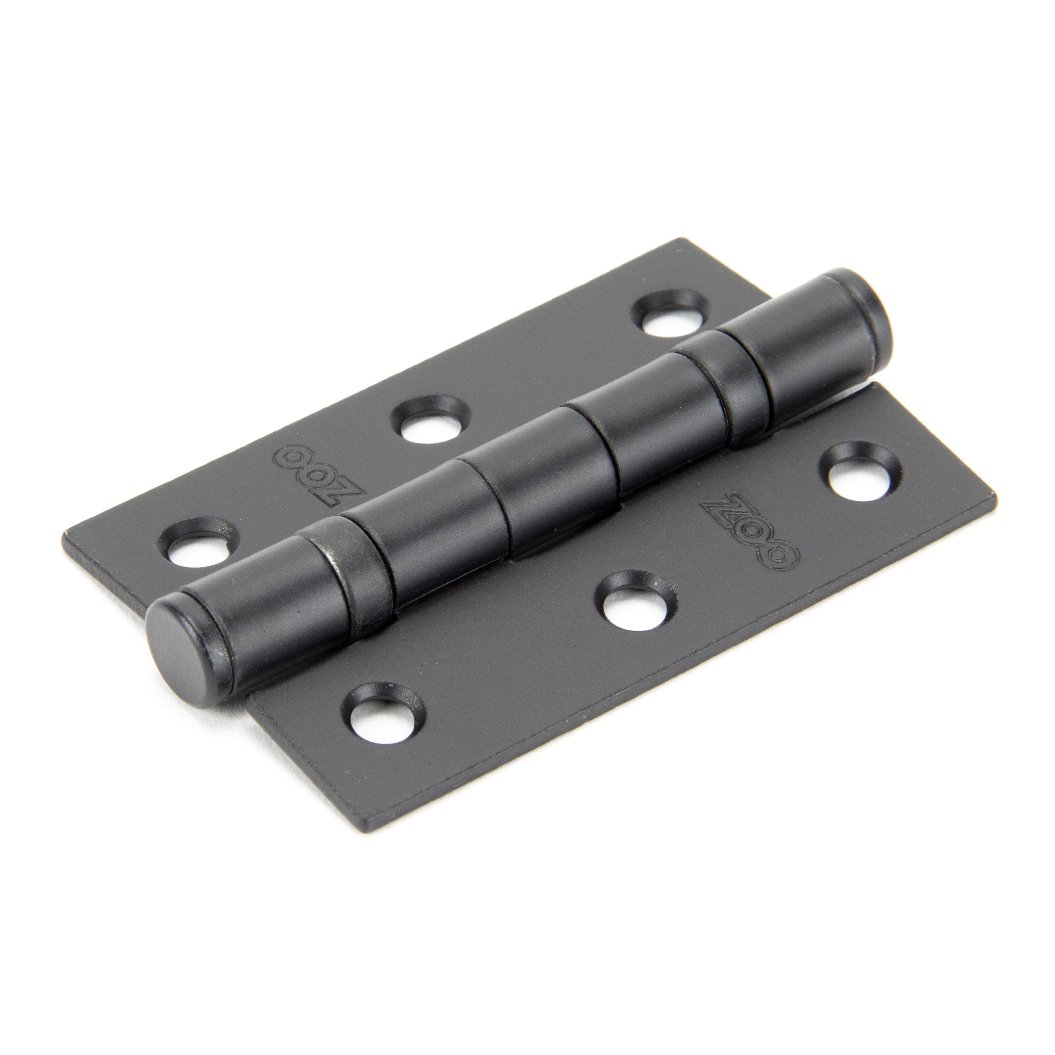 Black 3" Ball Bearing Butt Hinge (pair) | From The Anvil-Butt Hinges-Yester Home