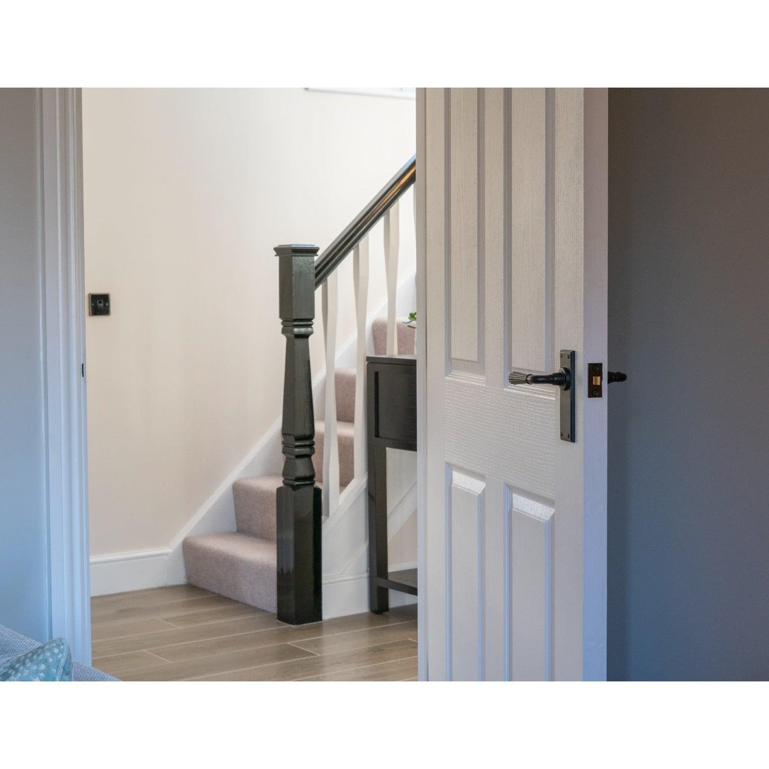 Black 3" Tubular Mortice Latch | From The Anvil-Latches-Yester Home