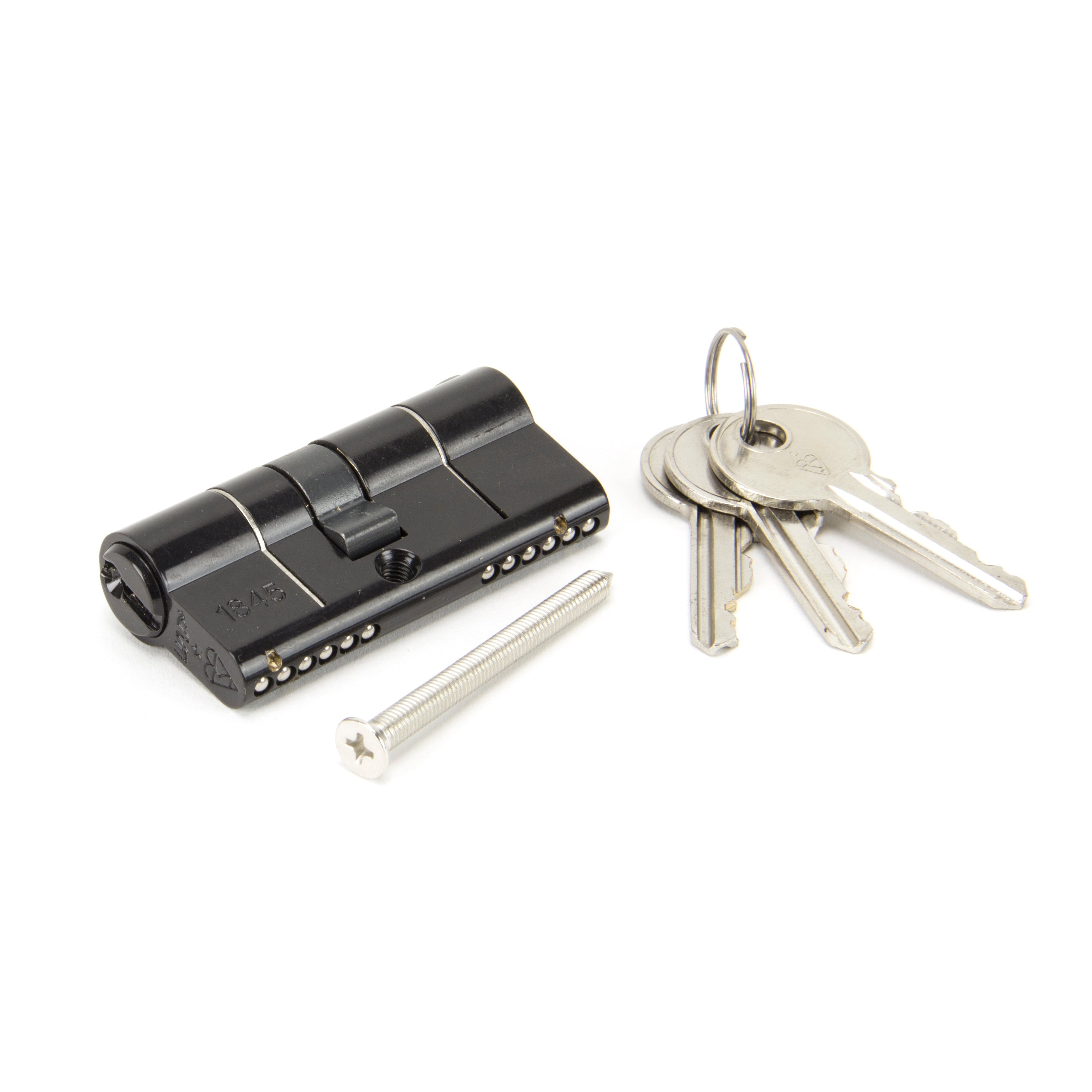 Black 30/35 6pin Euro Cylinder KA | From The Anvil-Euro Cylinders-Yester Home