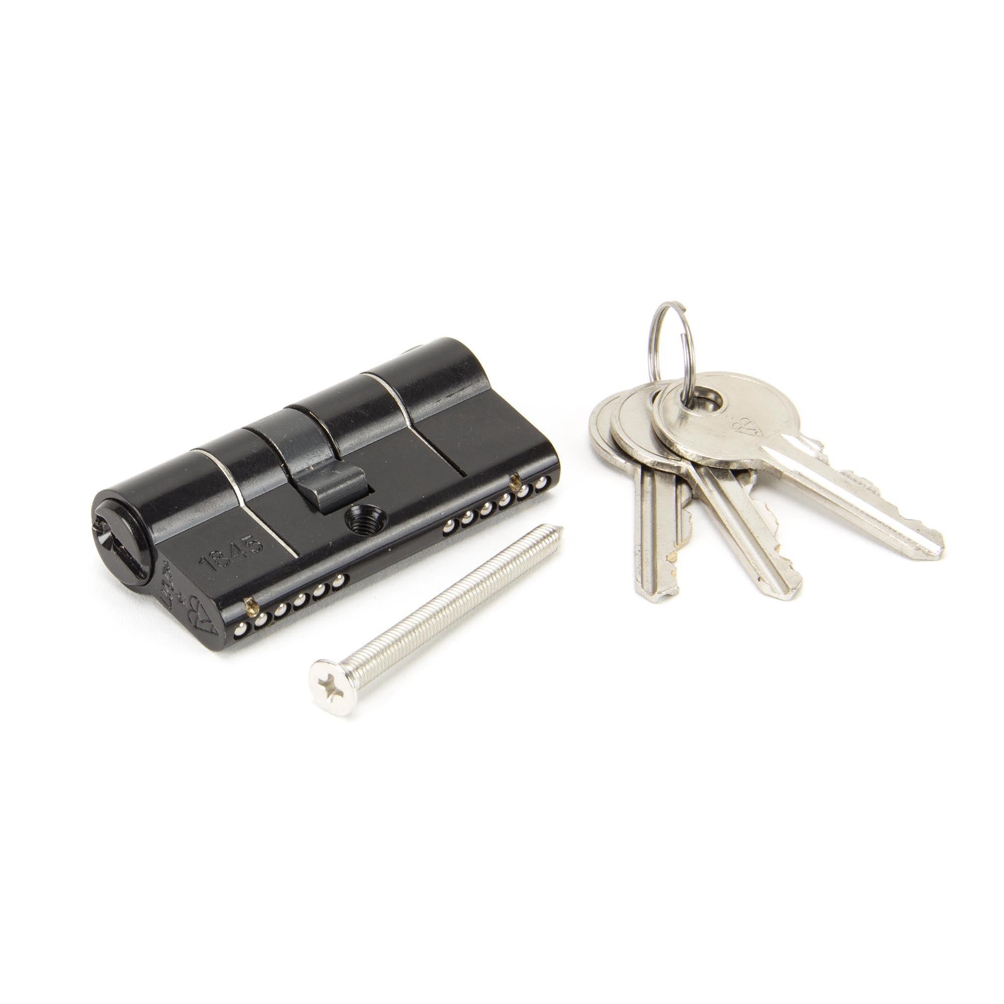 Black 30/35 6pin Euro Cylinder KA | From The Anvil - Euro Cylinders - From The Anvil - Yester Home