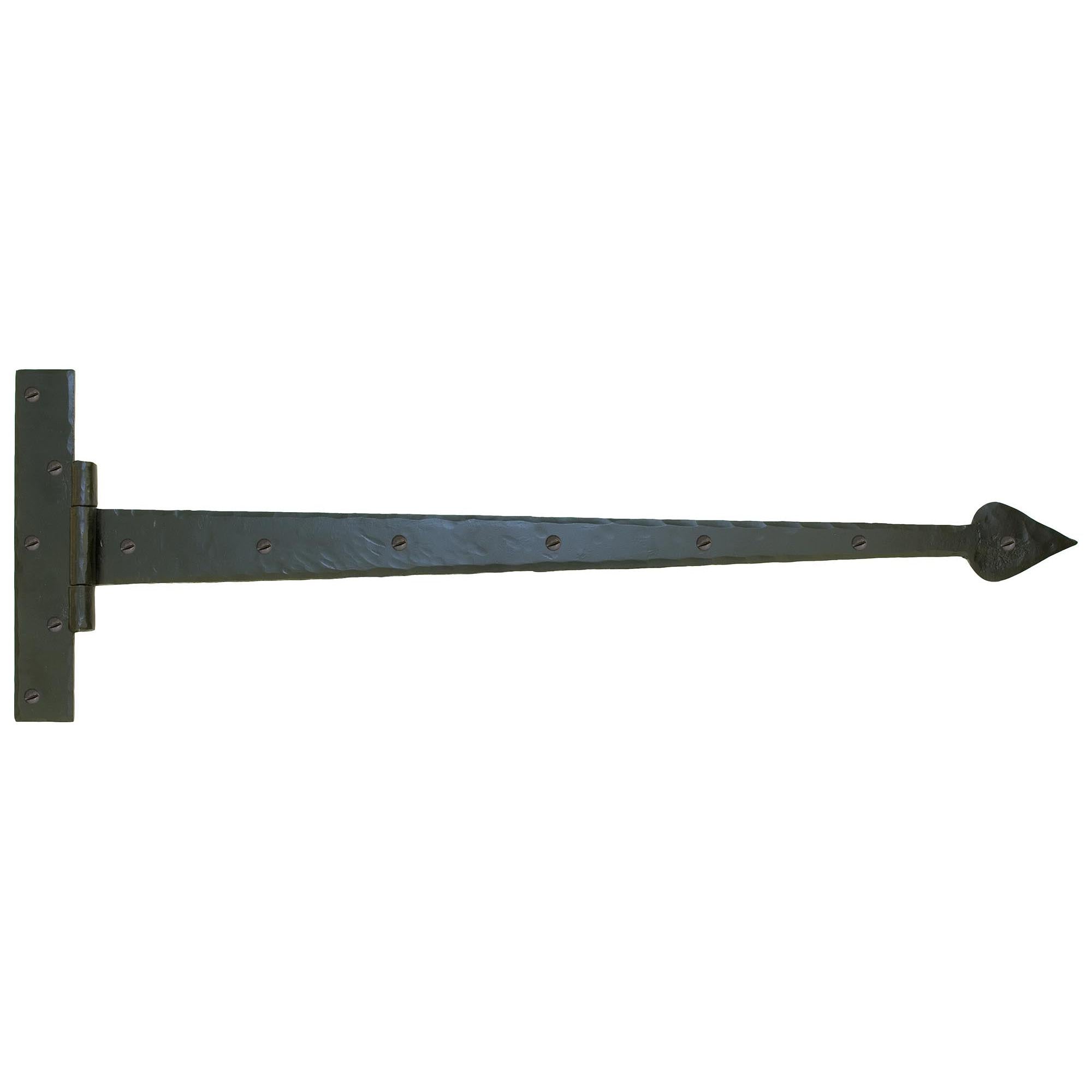 Black 36" Barn Door T Hinge (pair) | From The Anvil - T Hinges - From The Anvil - Yester Home