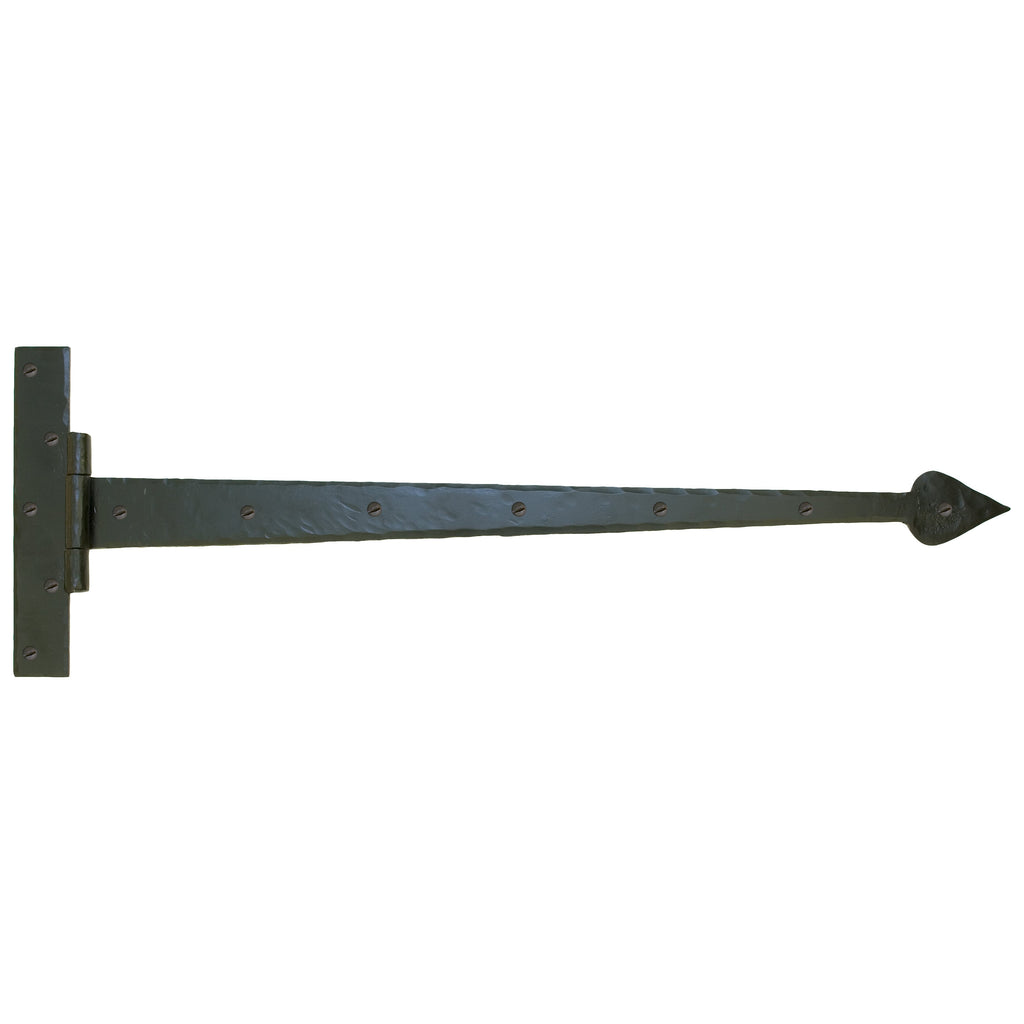 Black 36" Barn Door T Hinge (pair) | From The Anvil-T Hinges-Yester Home