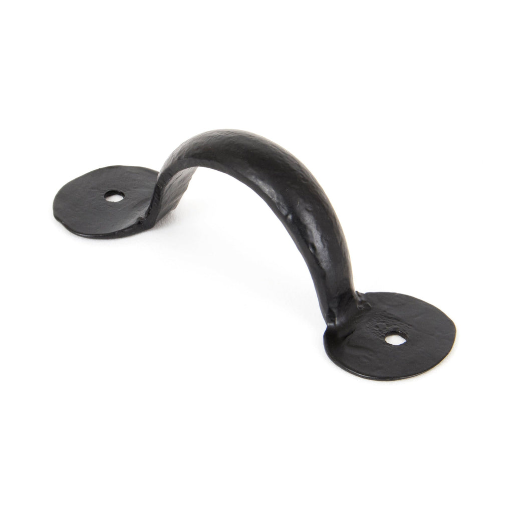 Black 4" Bean D Handle | From The Anvil-D Handles-Yester Home