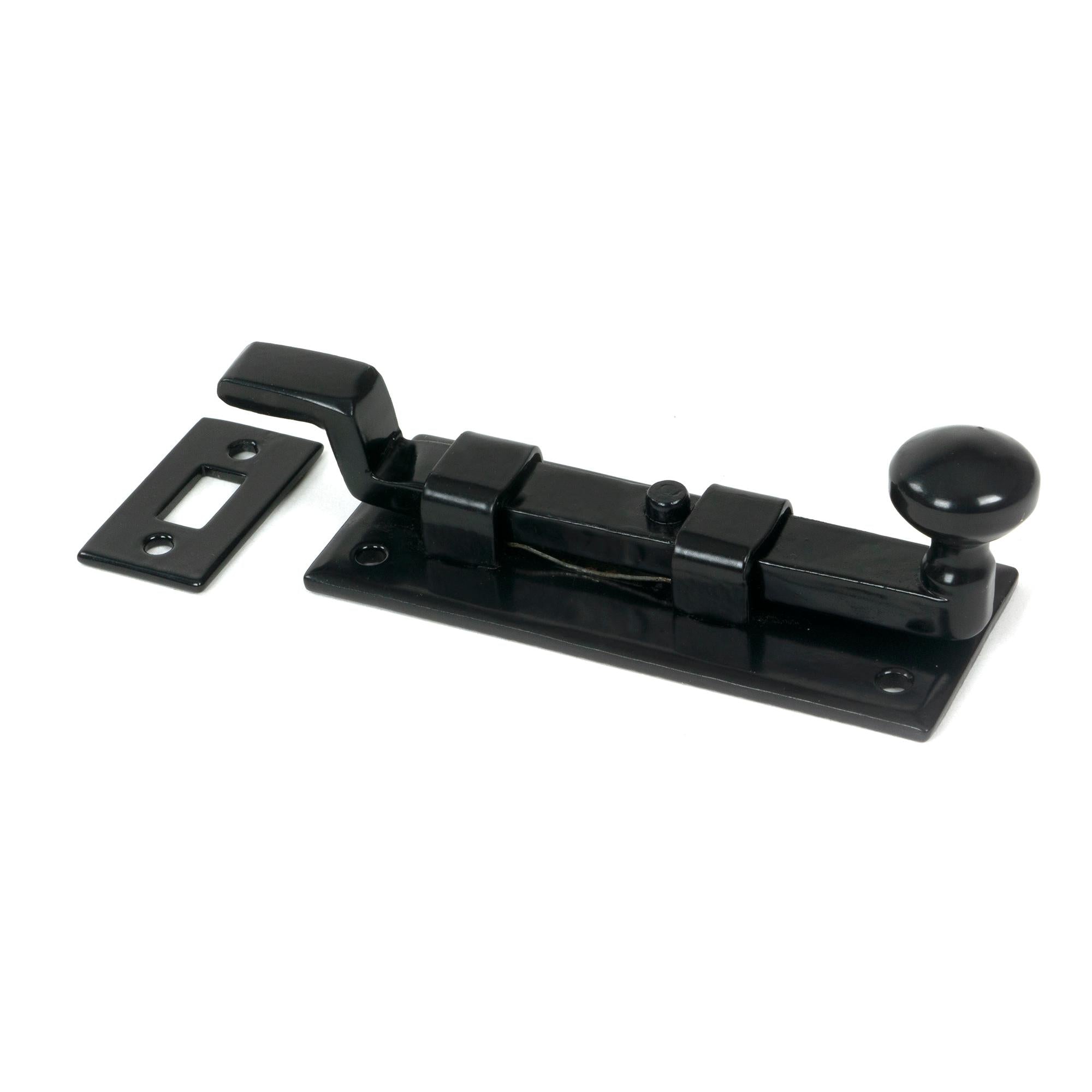 Black 4" Cranked Knob Bolt | From The Anvil - Bolts - From The Anvil - Yester Home