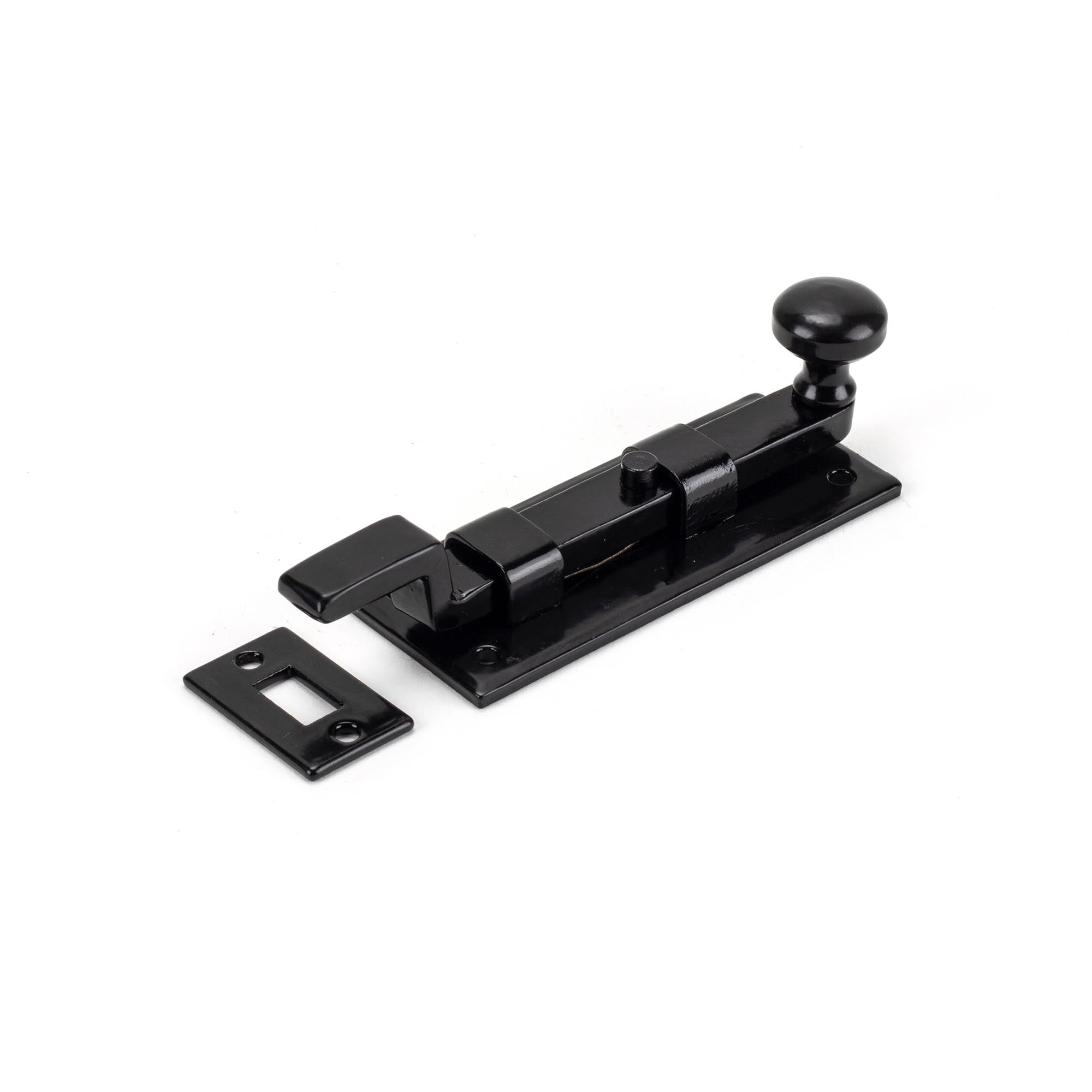 Black 4" Cranked Knob Bolt | From The Anvil - Bolts - From The Anvil - Yester Home