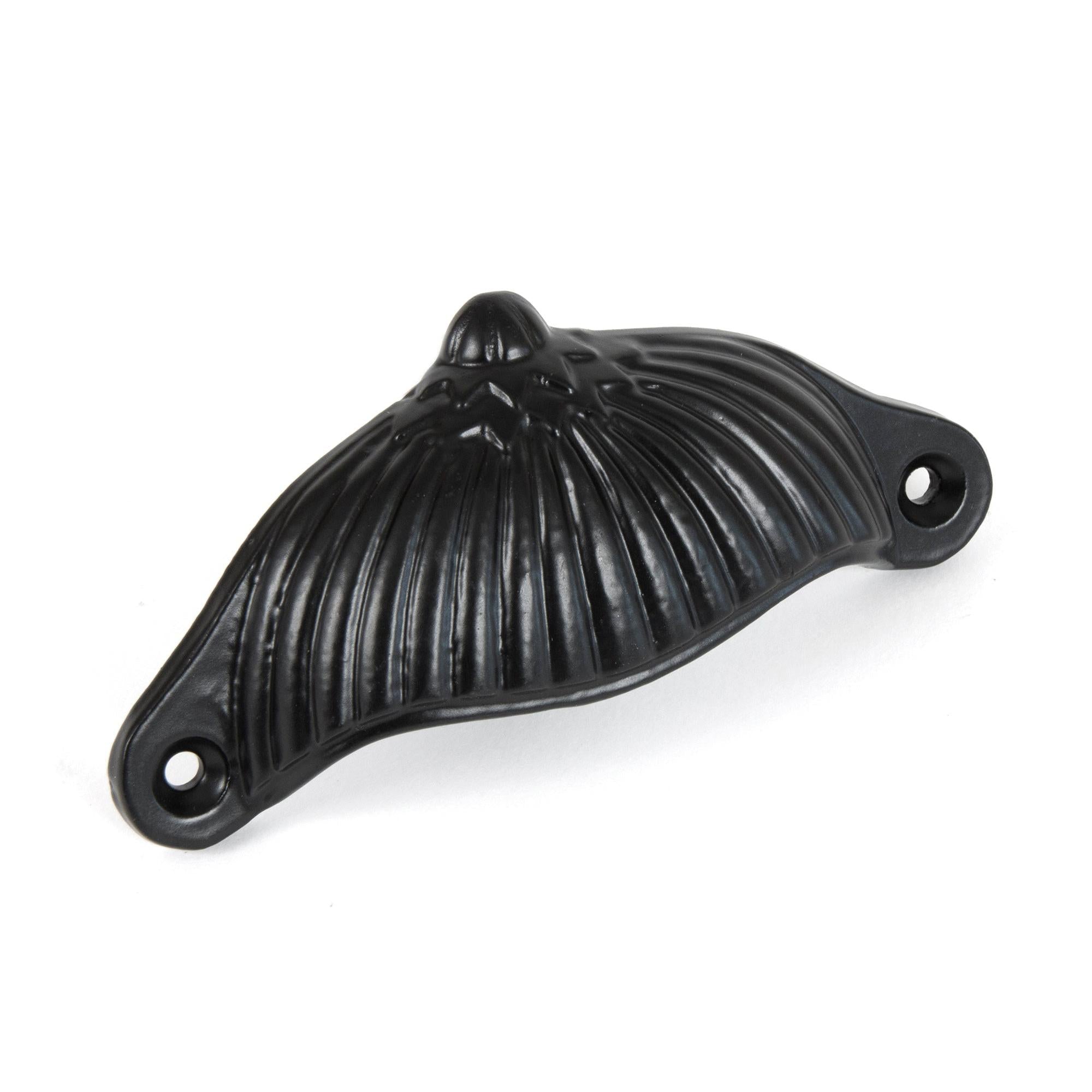 Black 4" Flower Drawer Pull | From The Anvil - Drawer Pulls - From The Anvil - Yester Home