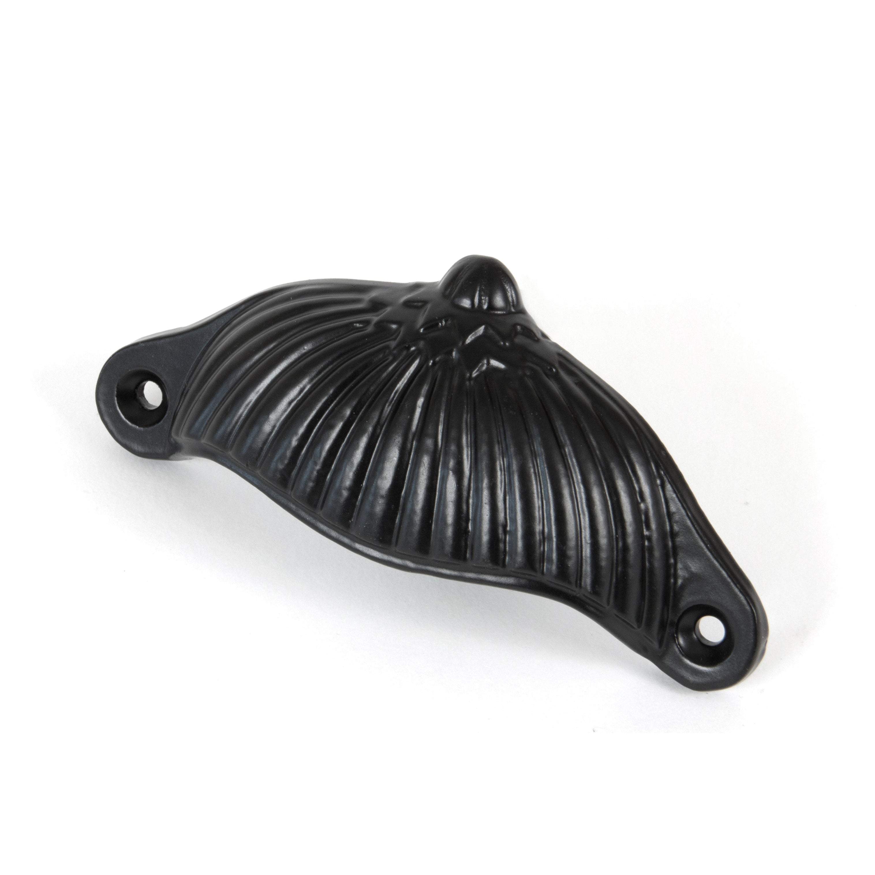 Black 4" Flower Drawer Pull | From The Anvil-Drawer Pulls-Yester Home