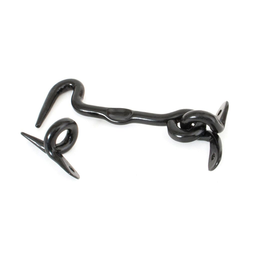 Black 4" Forged Cabin Hook | From The Anvil-Cabin Hooks-Yester Home