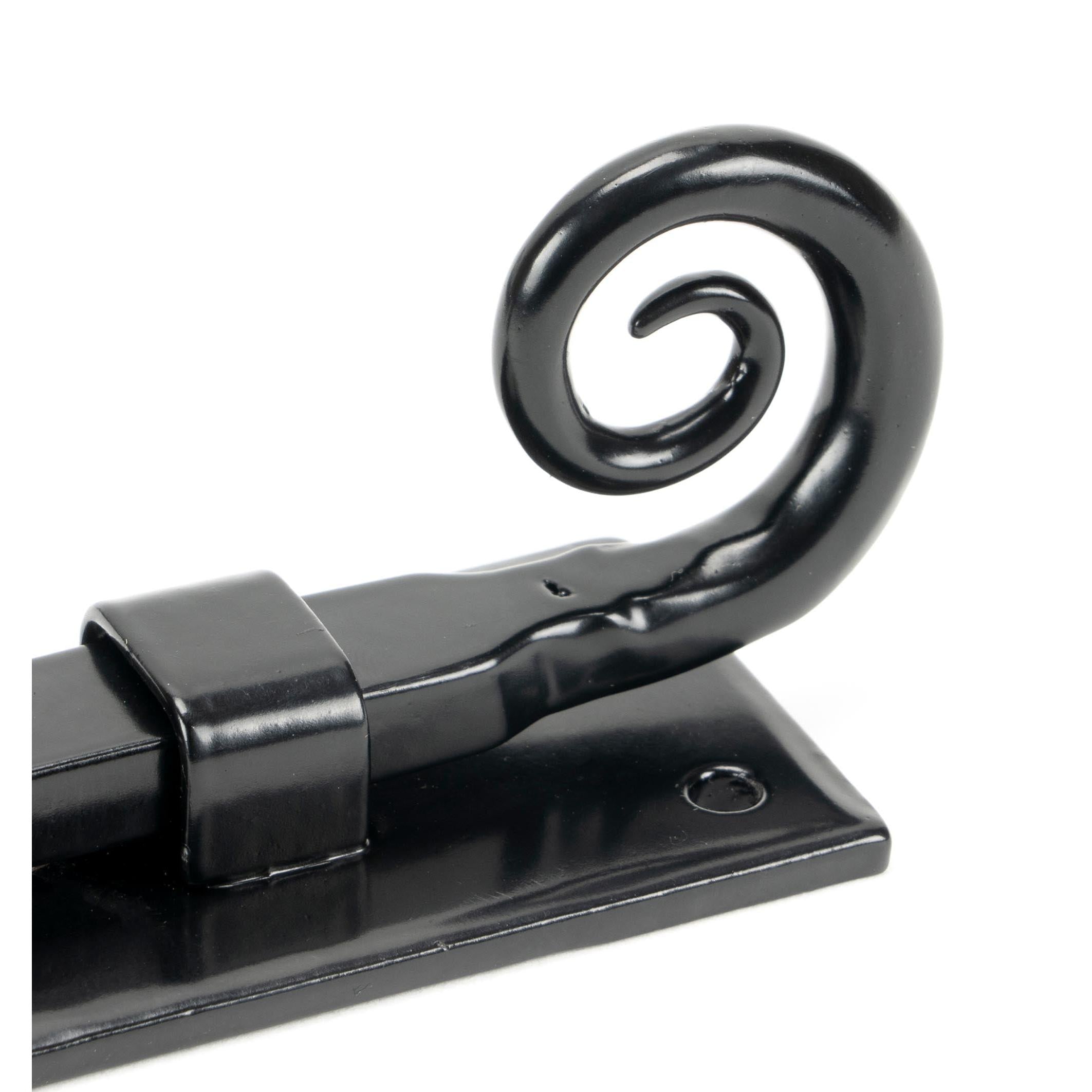 Black 4" Monkeytail Universal Bolt | From The Anvil - Bolts - From The Anvil - Yester Home