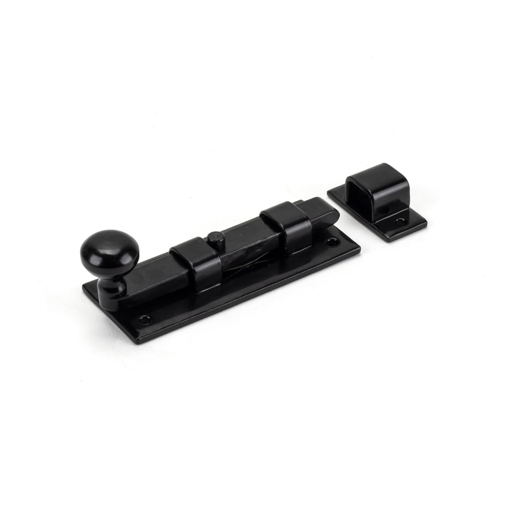 Black 4" Straight Knob Bolt | From The Anvil-Bolts-Yester Home