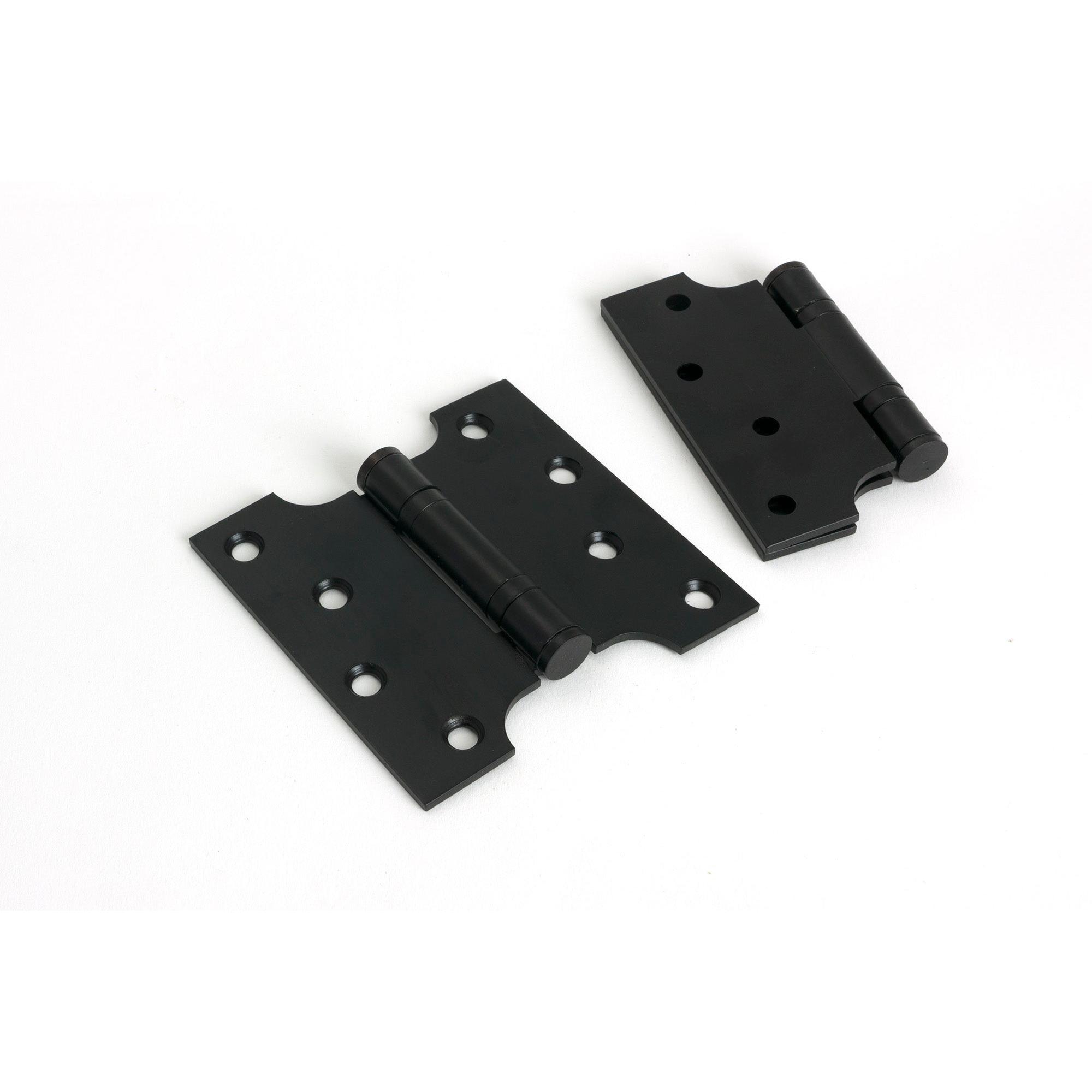 Black 4" x 2" x 4" Parliament Hinge (pair) ss | From The Anvil - Parliament Hinges - From The Anvil - Yester Home