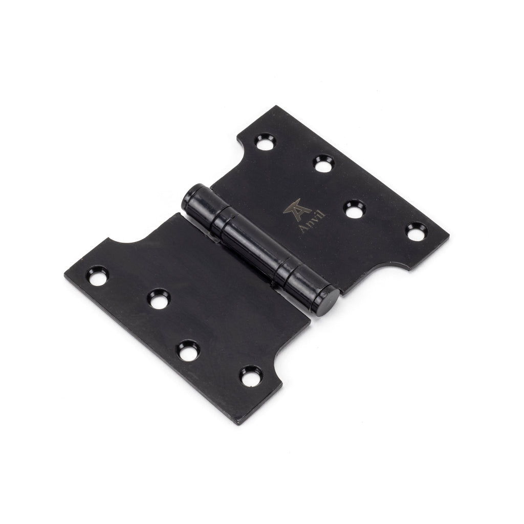 Black 4" x 3" x 5" Parliament Hinge (pair) ss | From The Anvil-Parliament Hinges-Yester Home