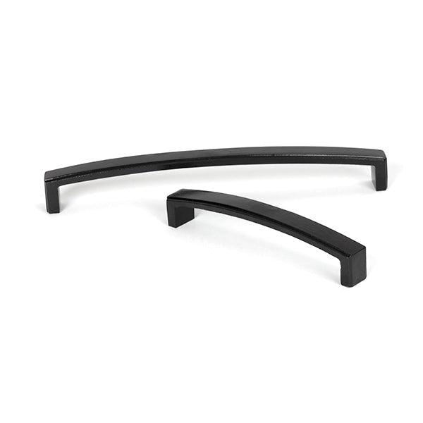 Black 5 1/2" Ribbed Pull Handle | From The Anvil-Pull Handles-Yester Home
