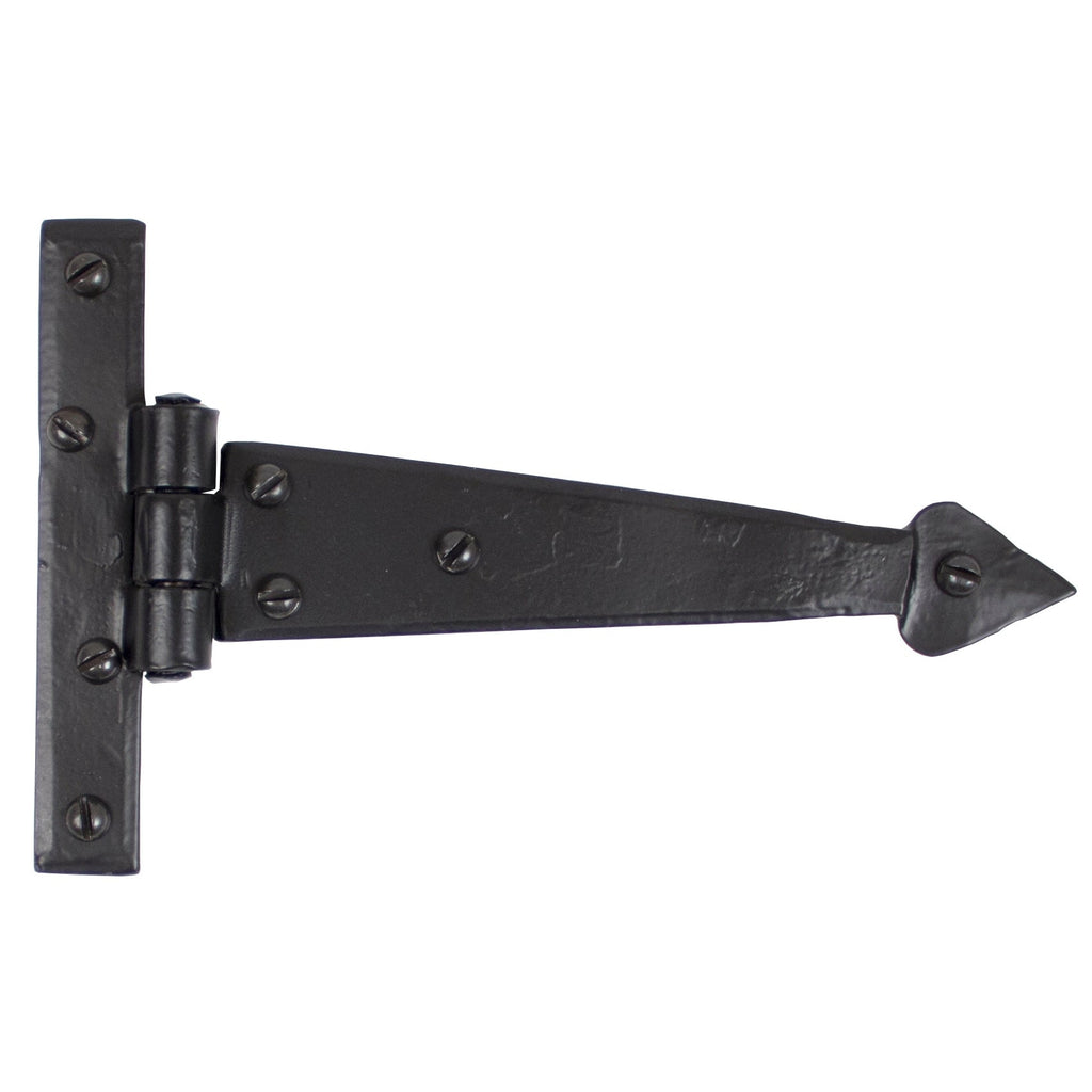 Black 6" Arrow Head T Hinge (pair) | From The Anvil-T Hinges-Yester Home