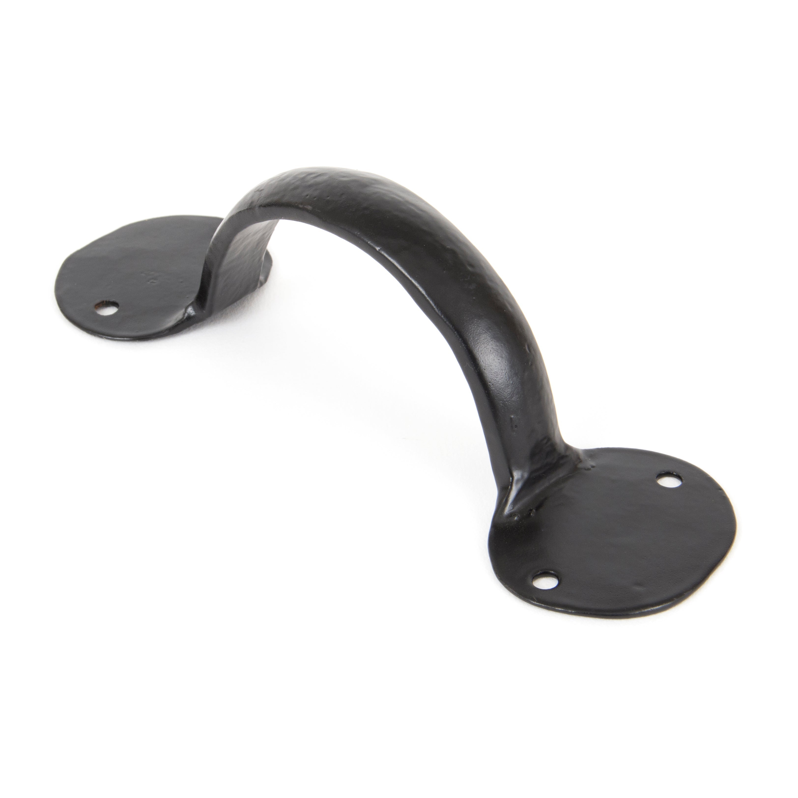 Black 6" Bean D Handle | From The Anvil-D Handles-Yester Home