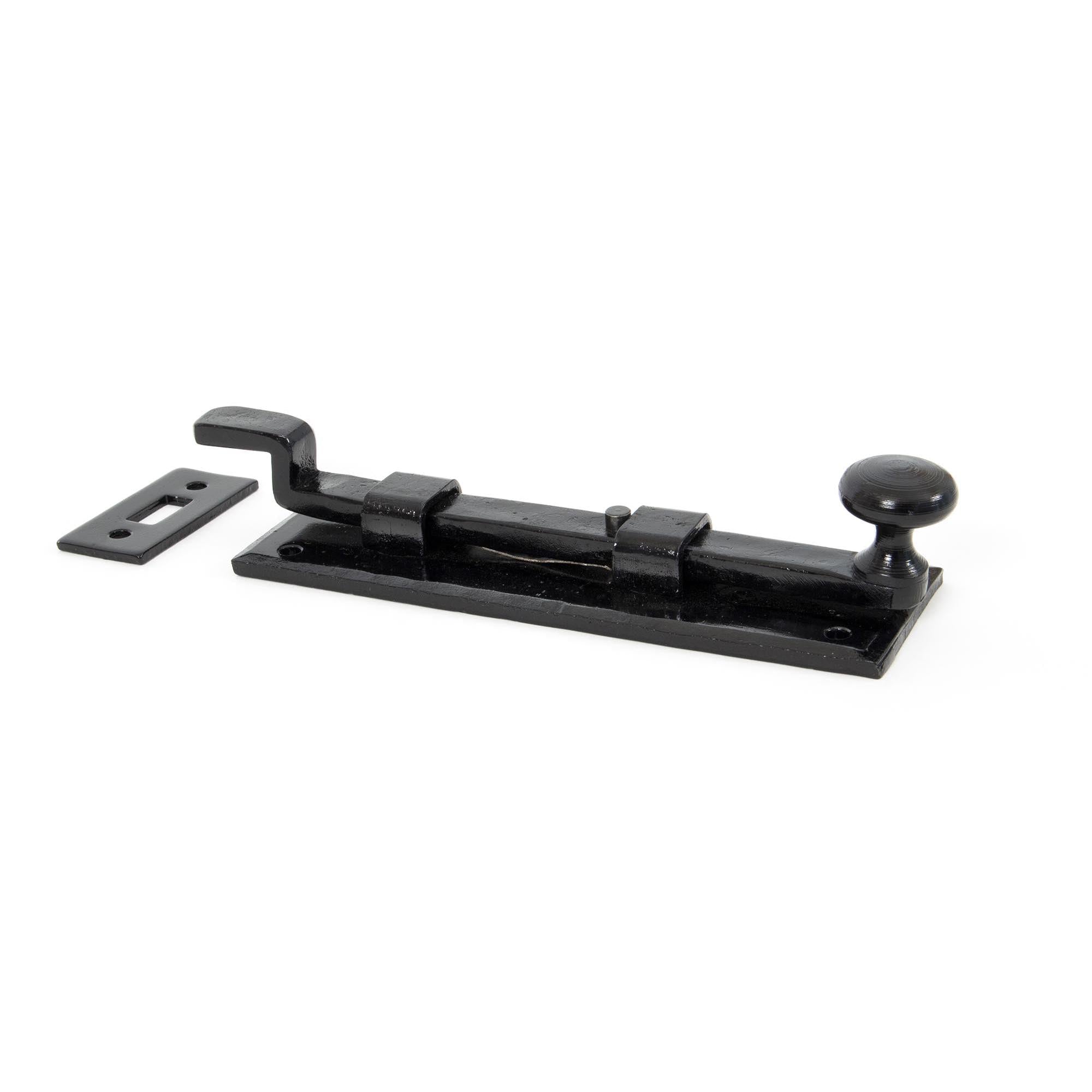 Black 6" Cranked Knob Bolt | From The Anvil - Bolts - From The Anvil - Yester Home