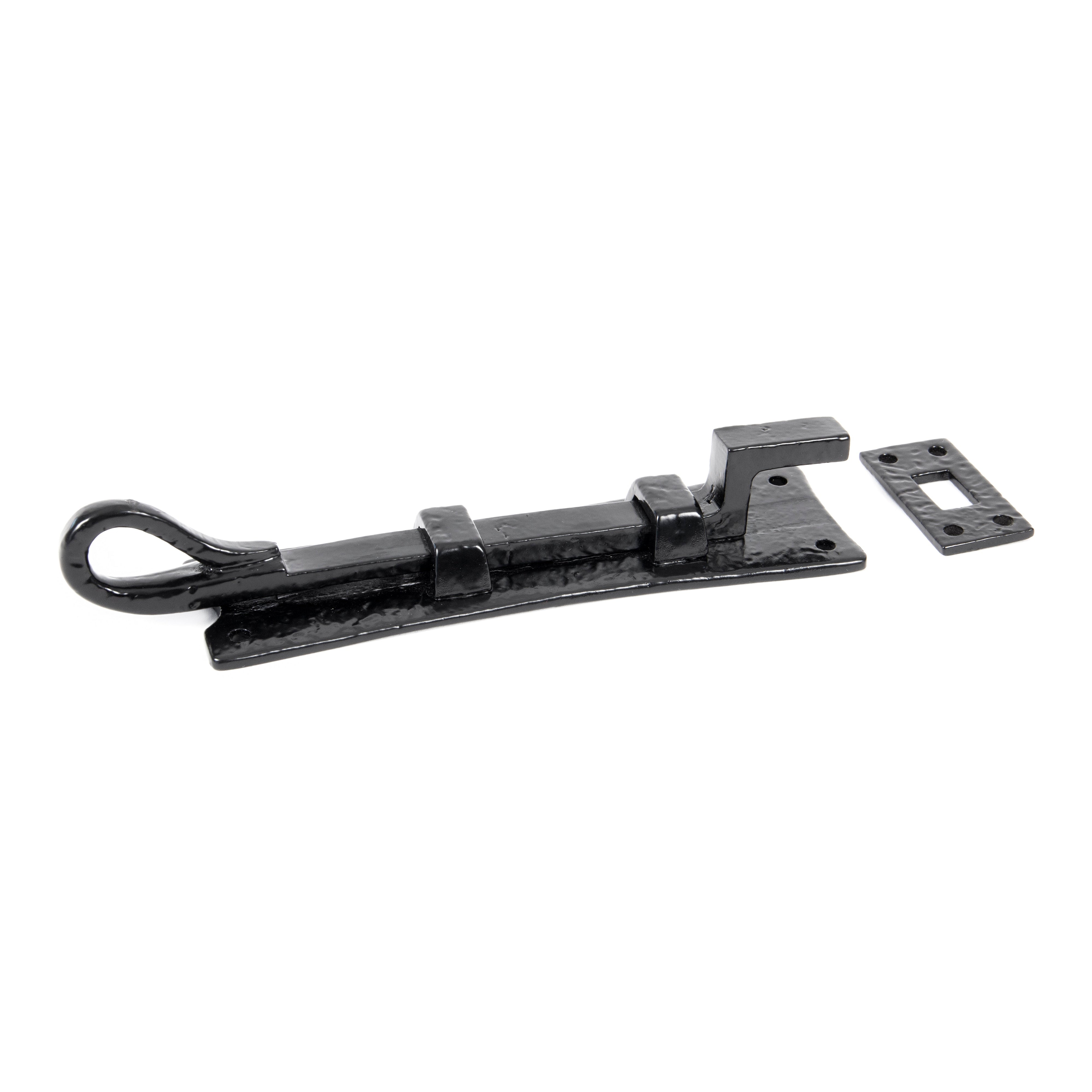 Black 6" Cranked Monkeytail Bolt | From The Anvil-Bolts-Yester Home